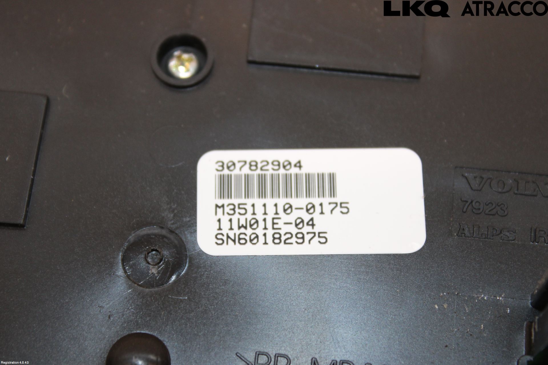 Volvo V70 08-13 Ac Styrenhet Ac Manöveren