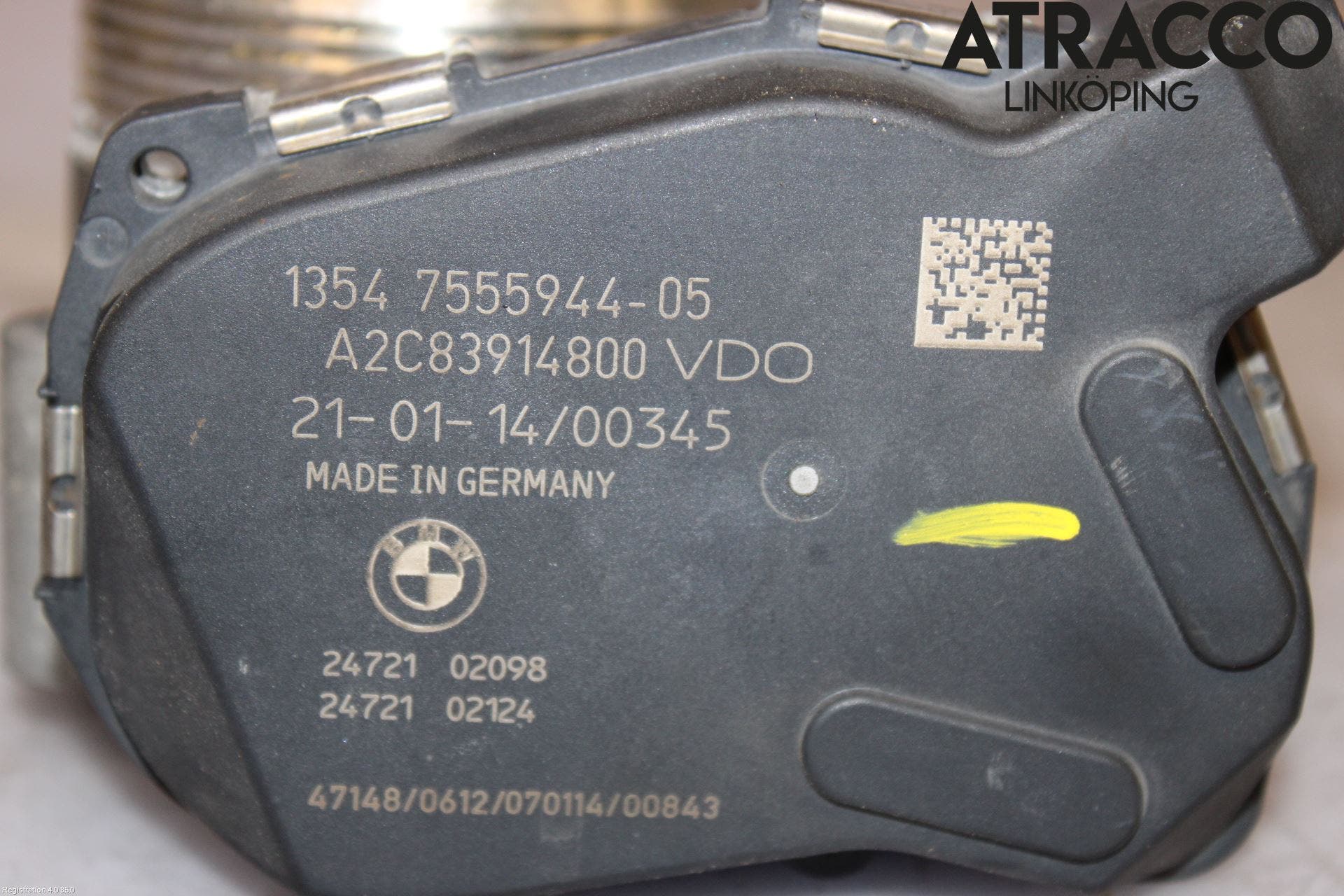 BMW 5 F10/F11/F18 09-17 Injspjällhus