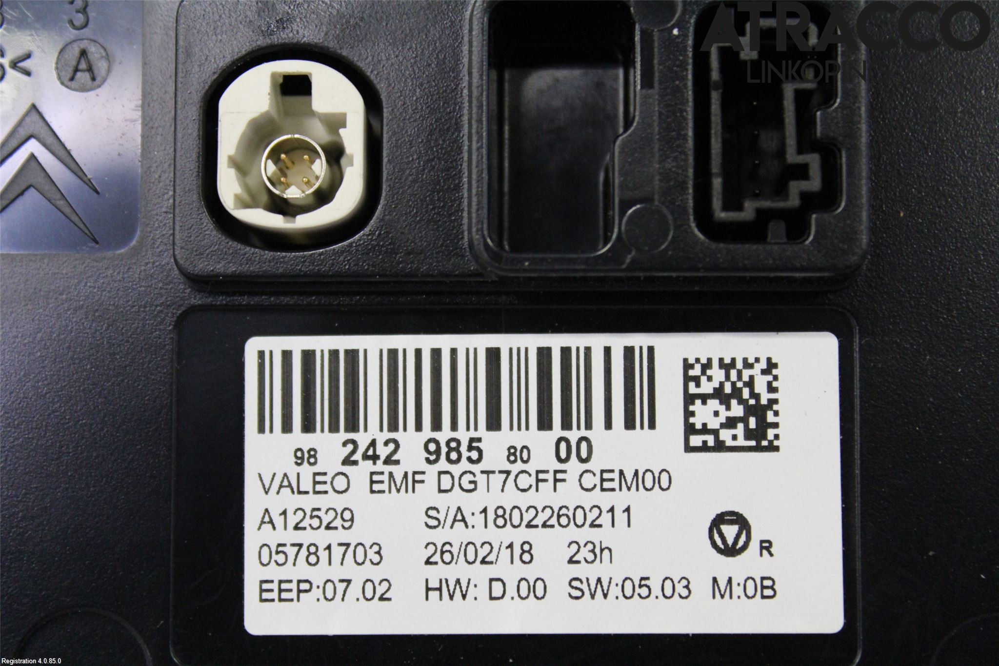 Peugeot 308 14-21 Multifunktionsdisplay