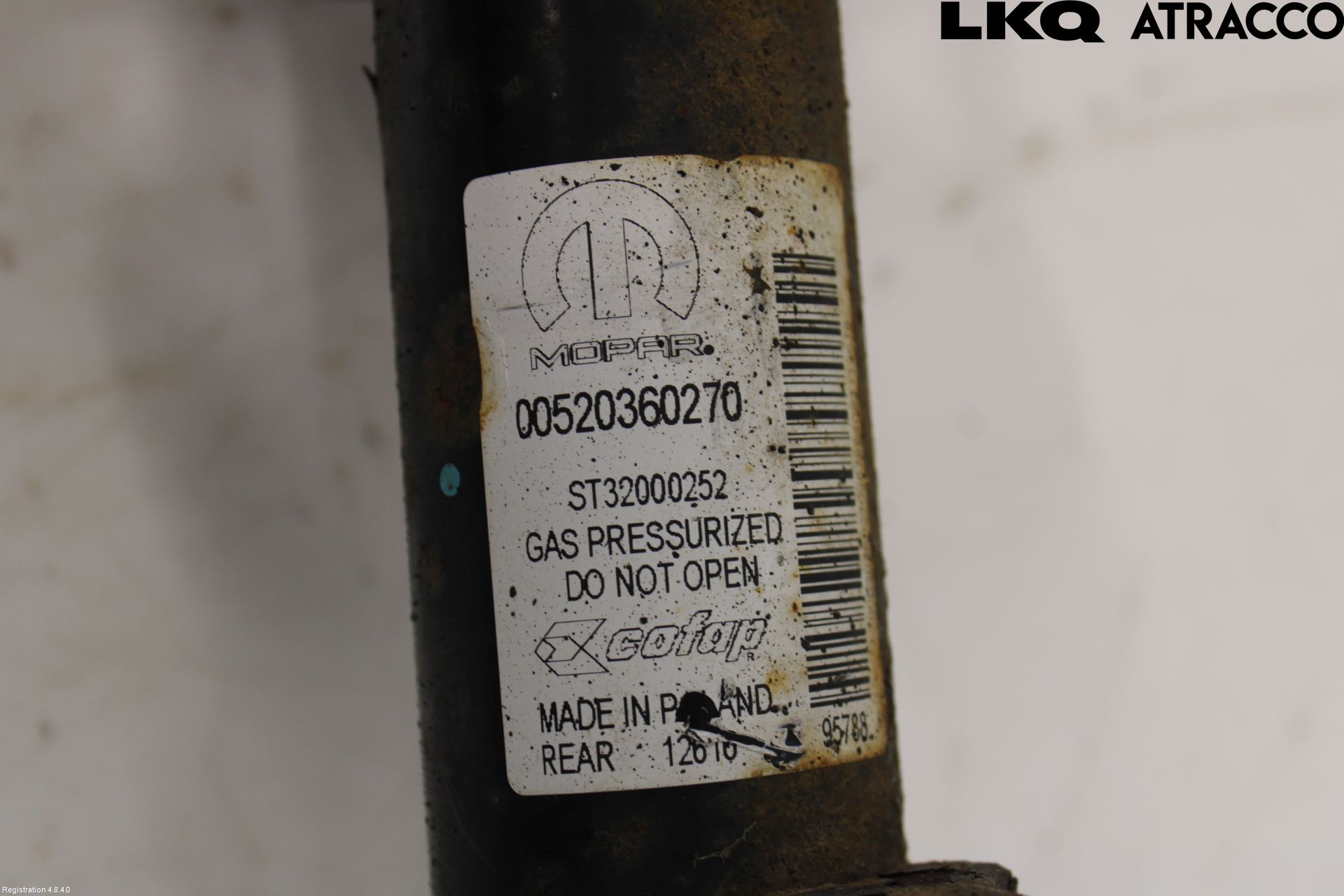 Fiat 500X 15- Fjäderben Bak Höger