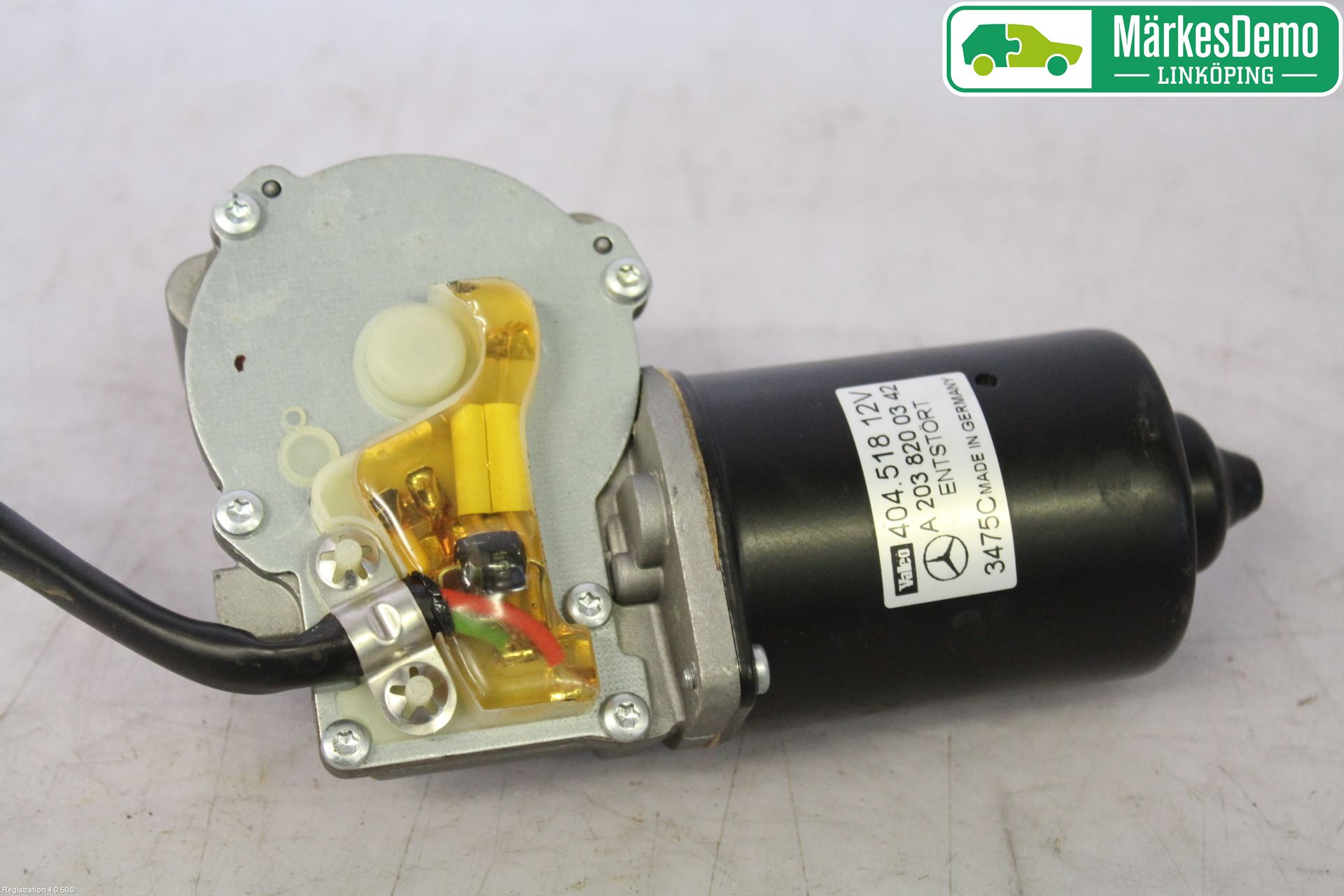 Mercedes-Benz MB C (203) 00-07 Torkarmotor Vindruta