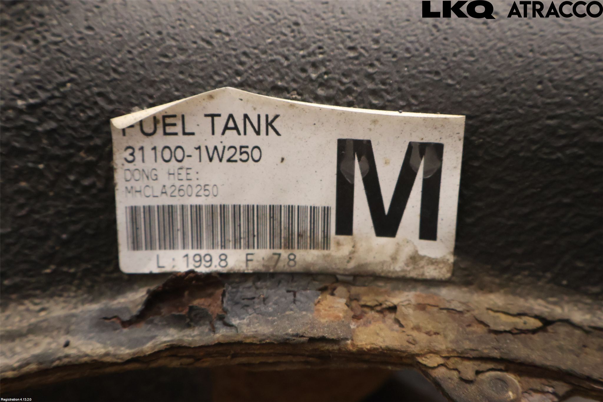 Kia RIO 12-16 Bränsletank