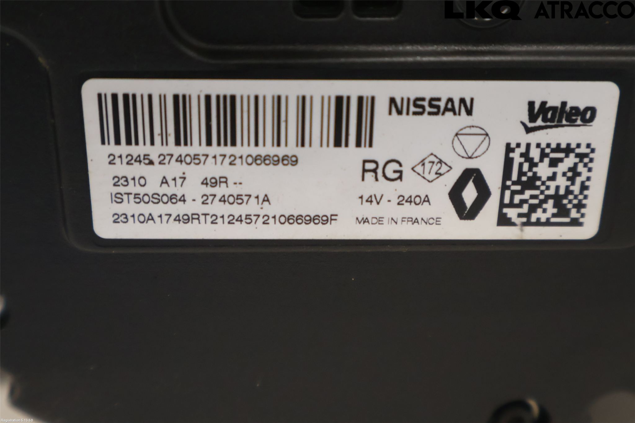 Nissan QASHQAI 21- Generator