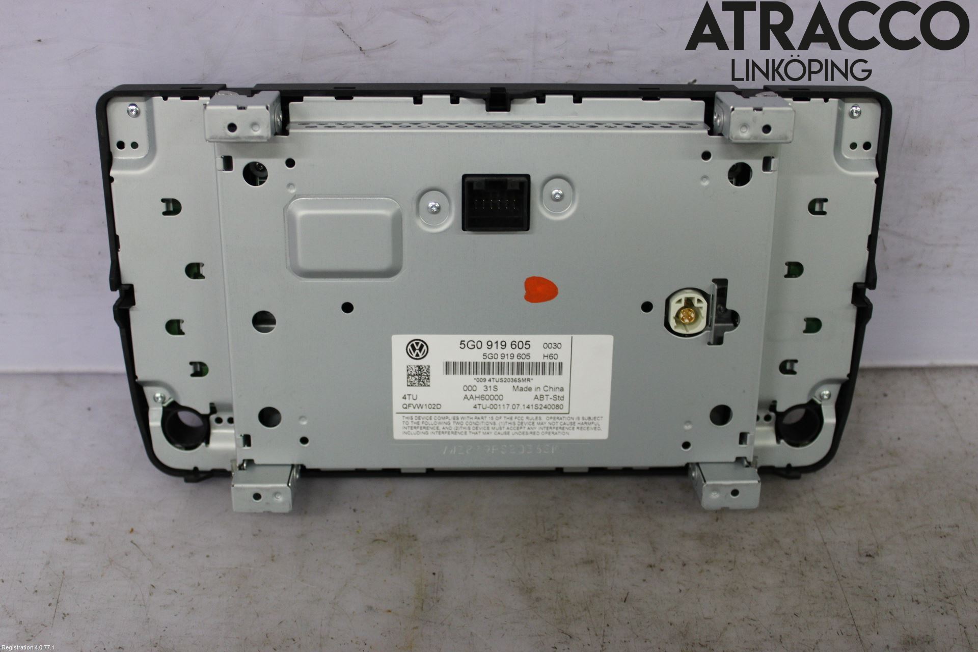 Volkswagen VW GOLF / E-GOLF VII 13-20 Multifunktionsdisplay