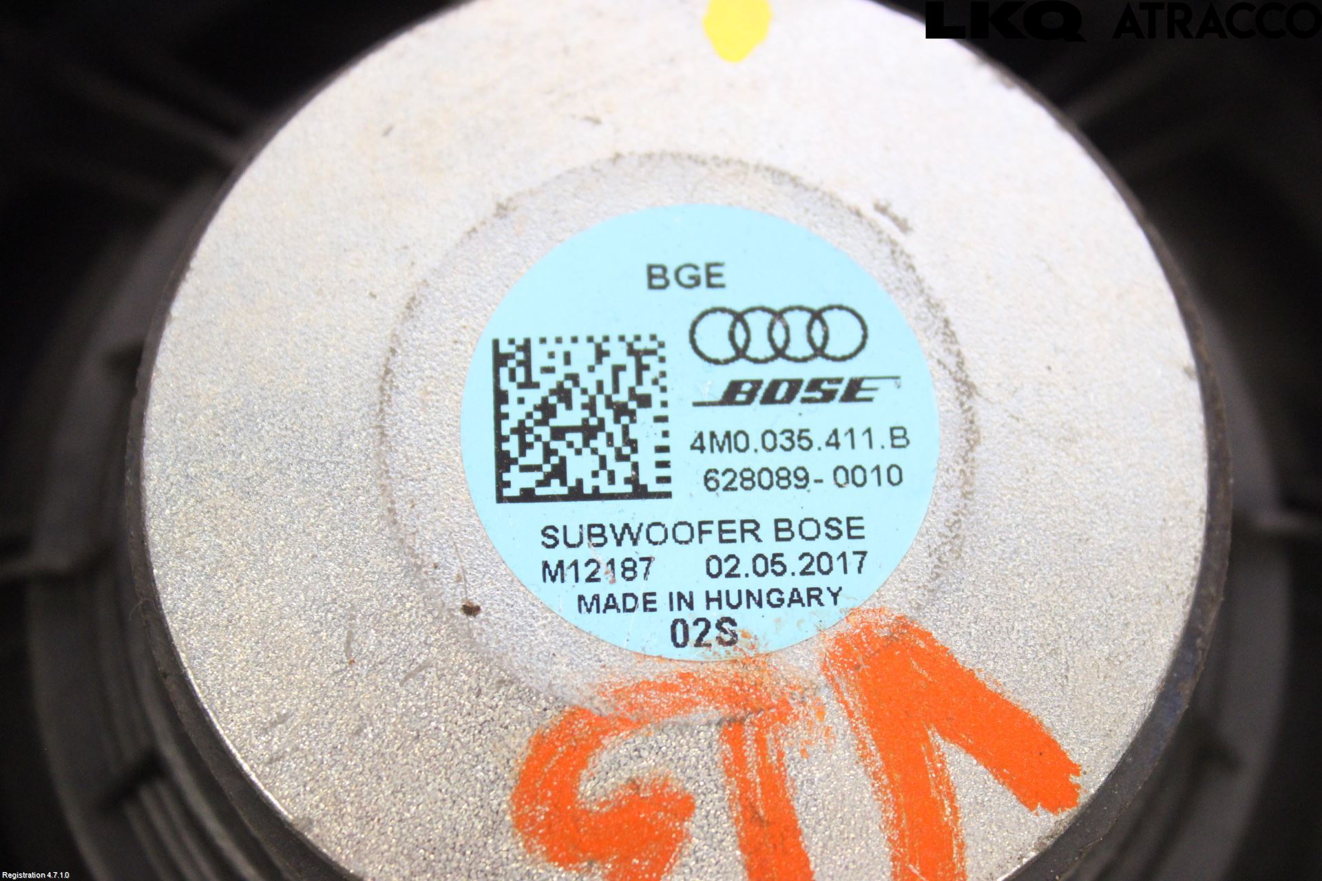 Audi Q7/SQ7 Högtalare