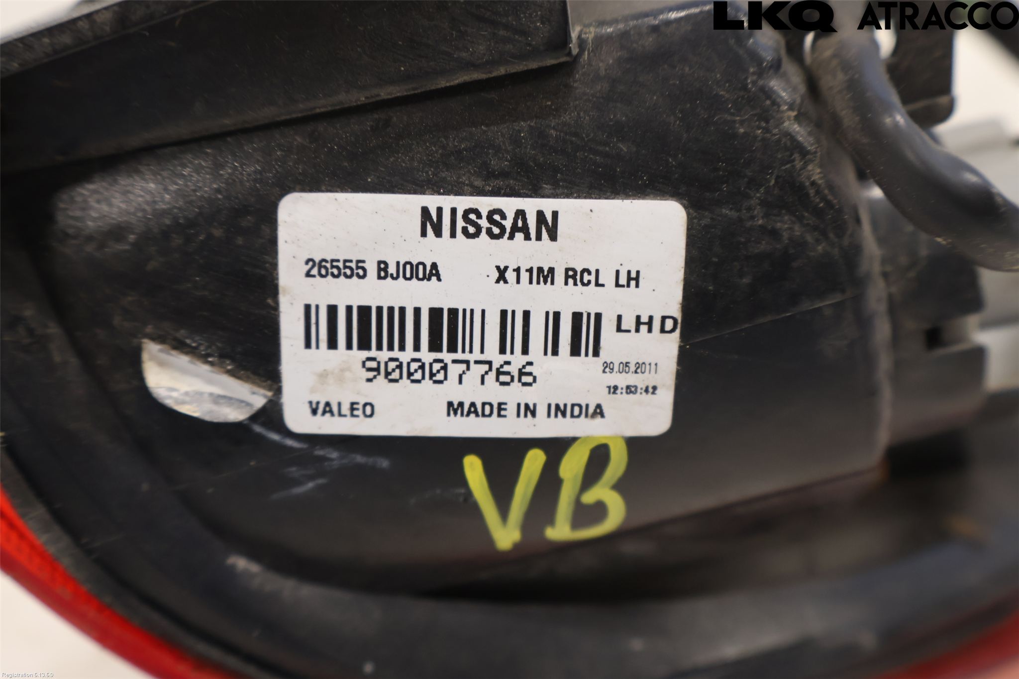 Nissan NV200/NV200 COMBI Bakljus Vänster