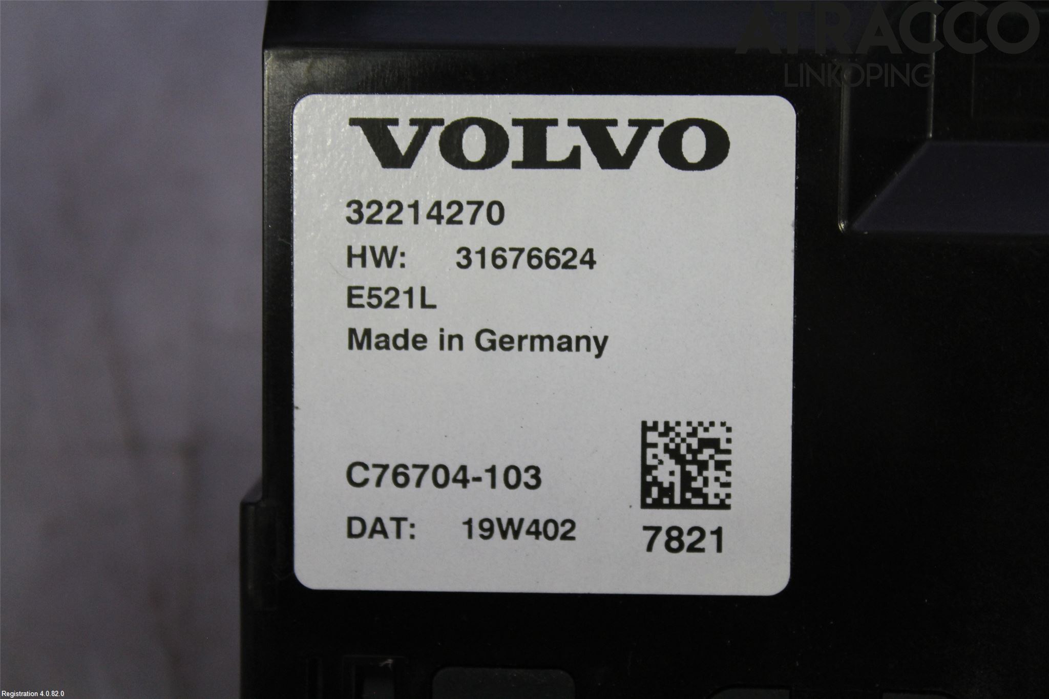 Volvo XC60 18- Styrenhet Baklucka