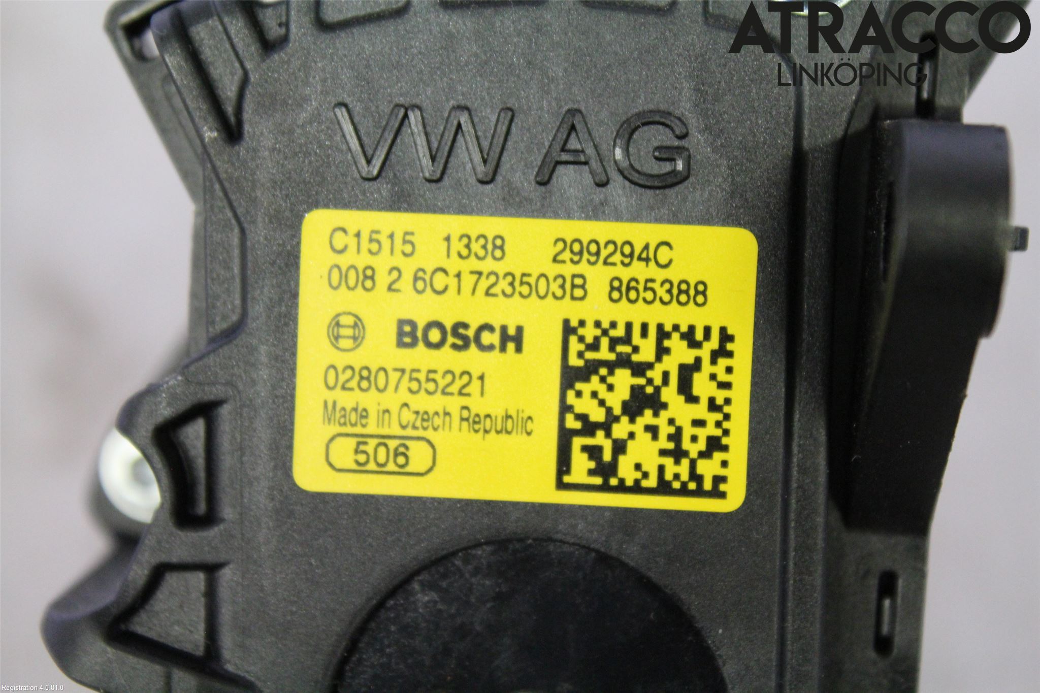 Skoda FABIA 15-21 Gaspedal