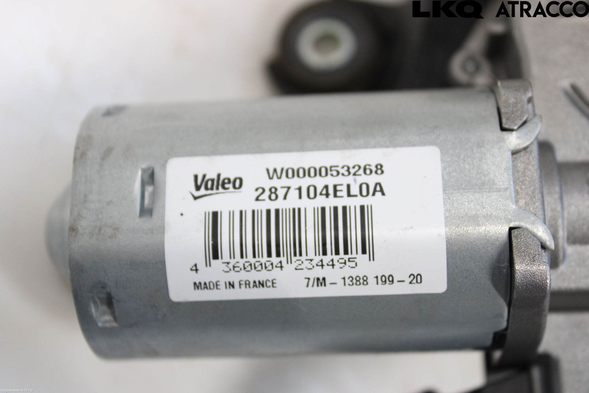 Nissan QASHQAI 17-21 Torkarmotor Baklucka