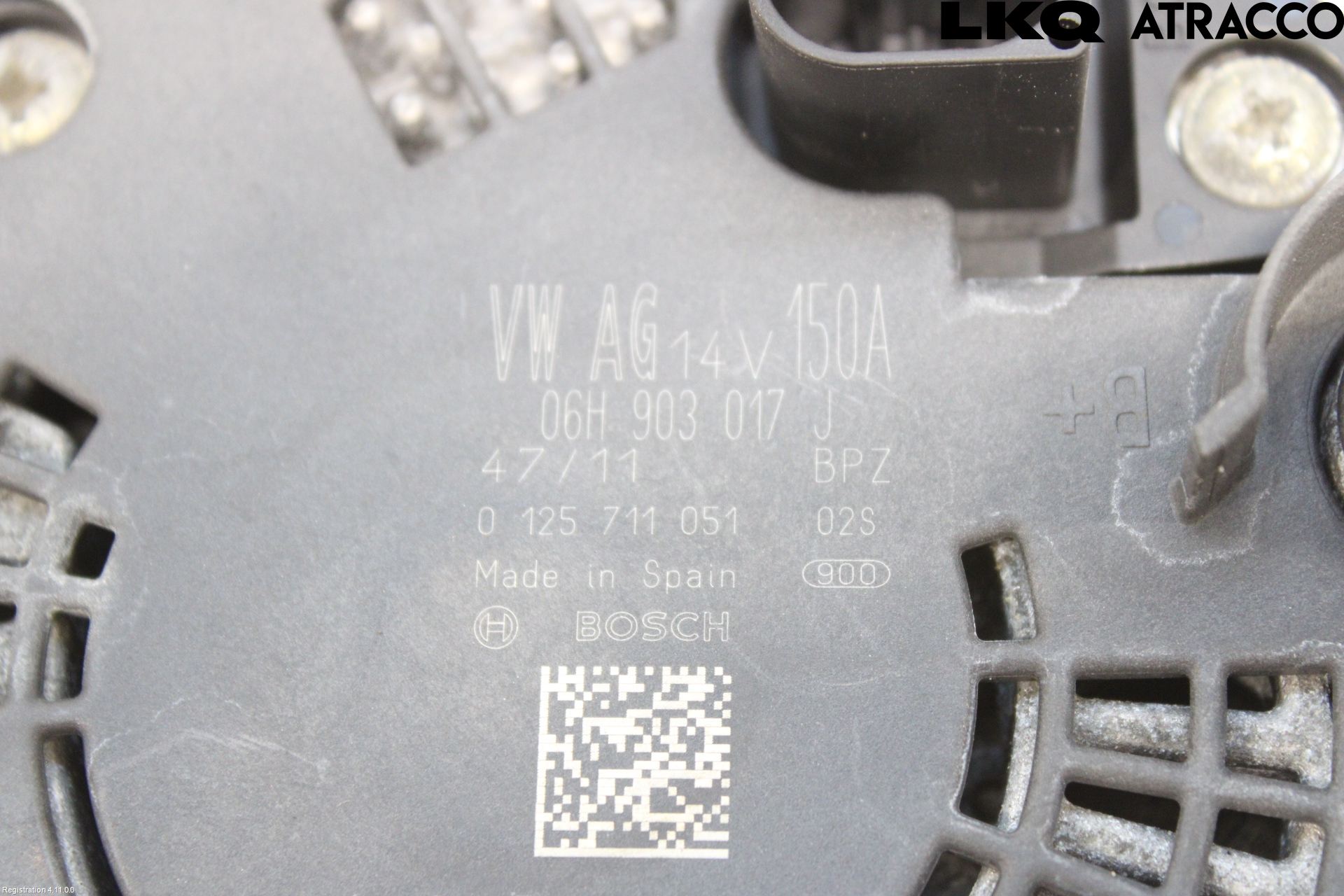 Audi A4 12-15 Generator