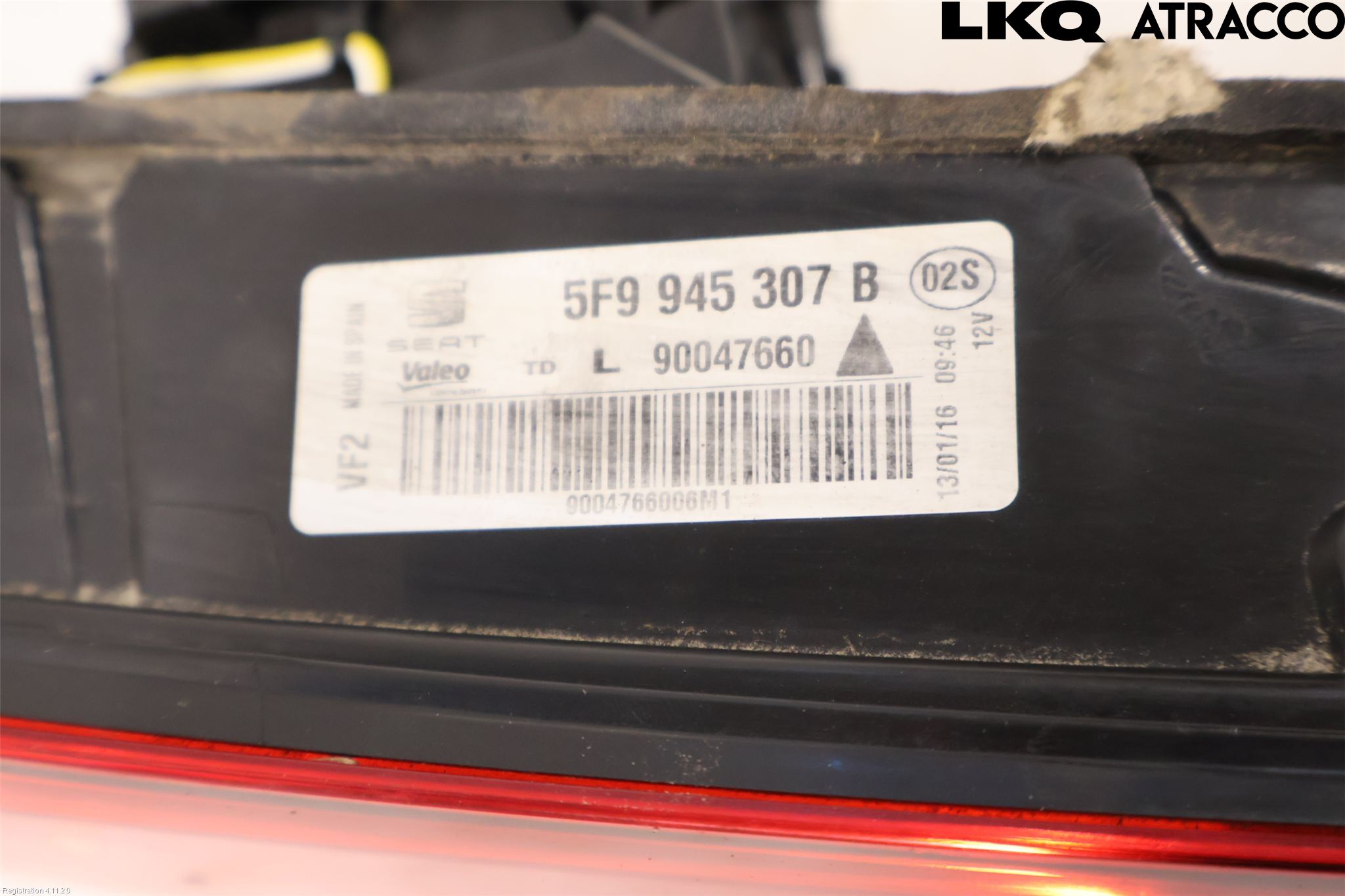 Seat LEON 13-20 Bakljus Lucka Vä