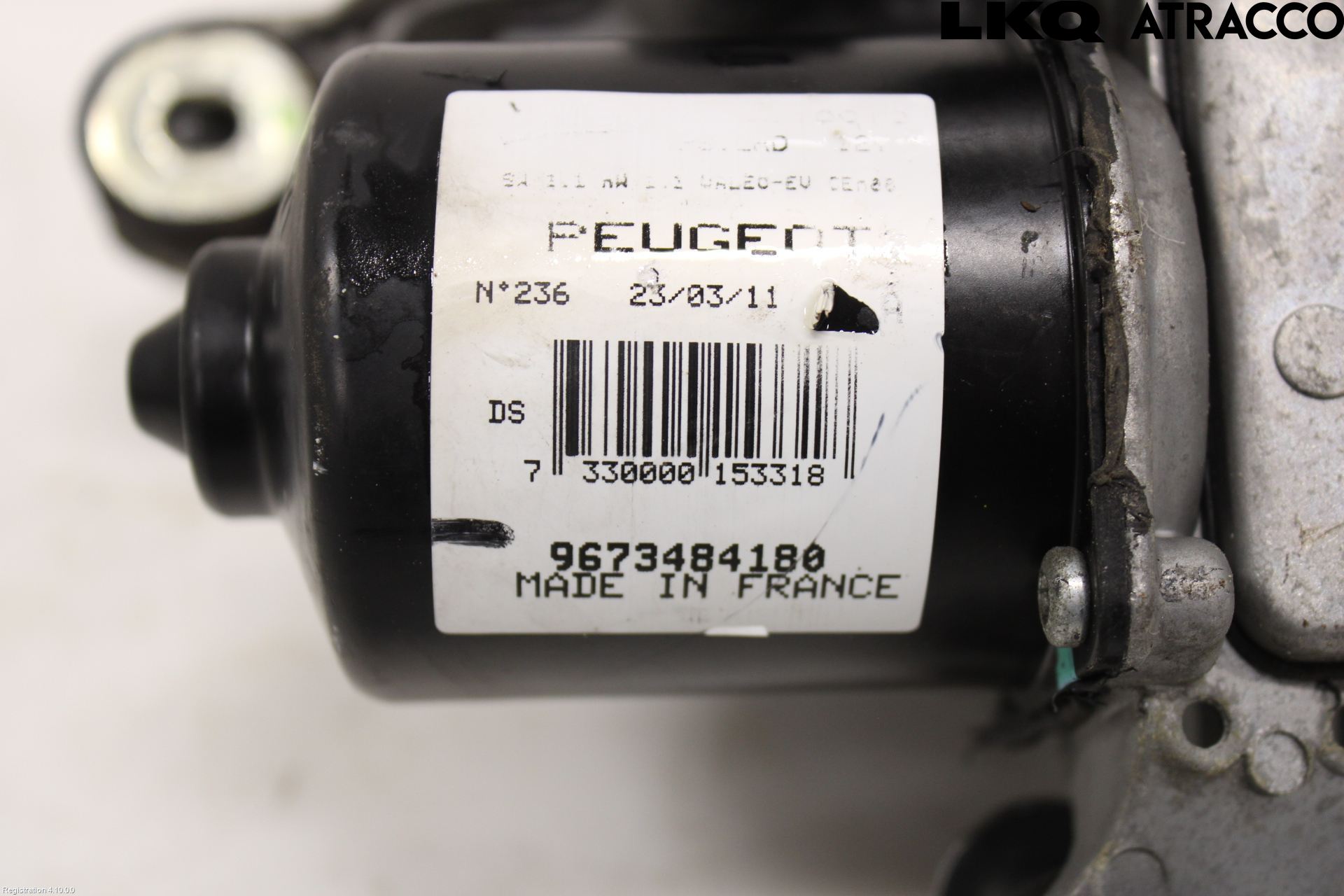 Peugeot RCZ Torkarmotor Vindruta