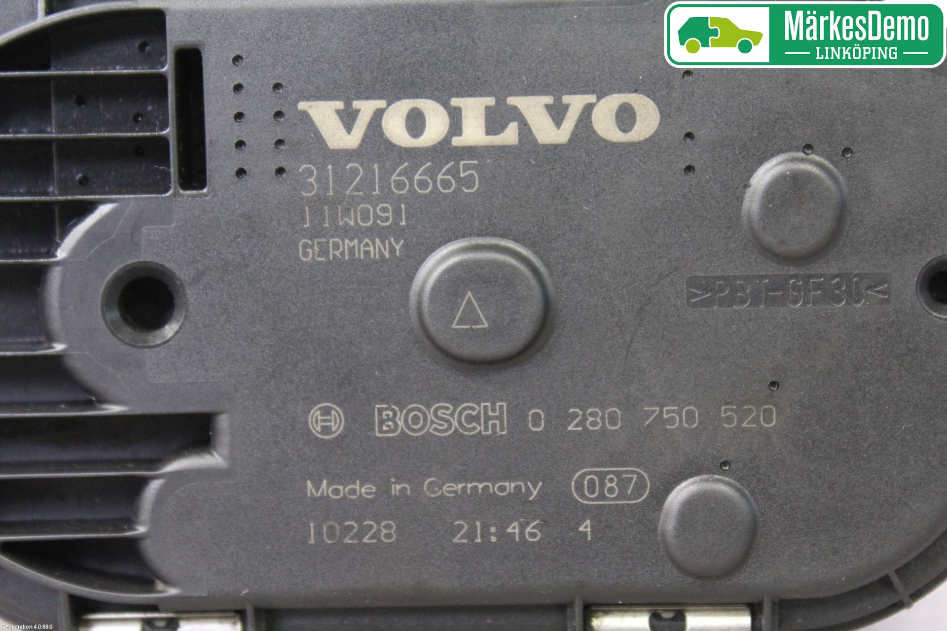 Volvo V60 11-13 Injspjällhus