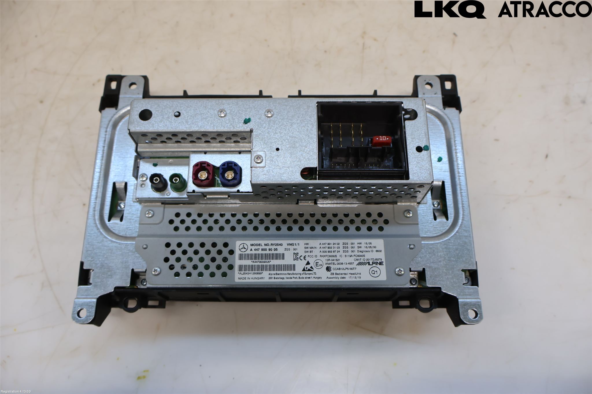 Mercedes-Benz MB VITO/V-KLASS (W640,W447,W448) 14- Cd Radio - Multimediapanel
