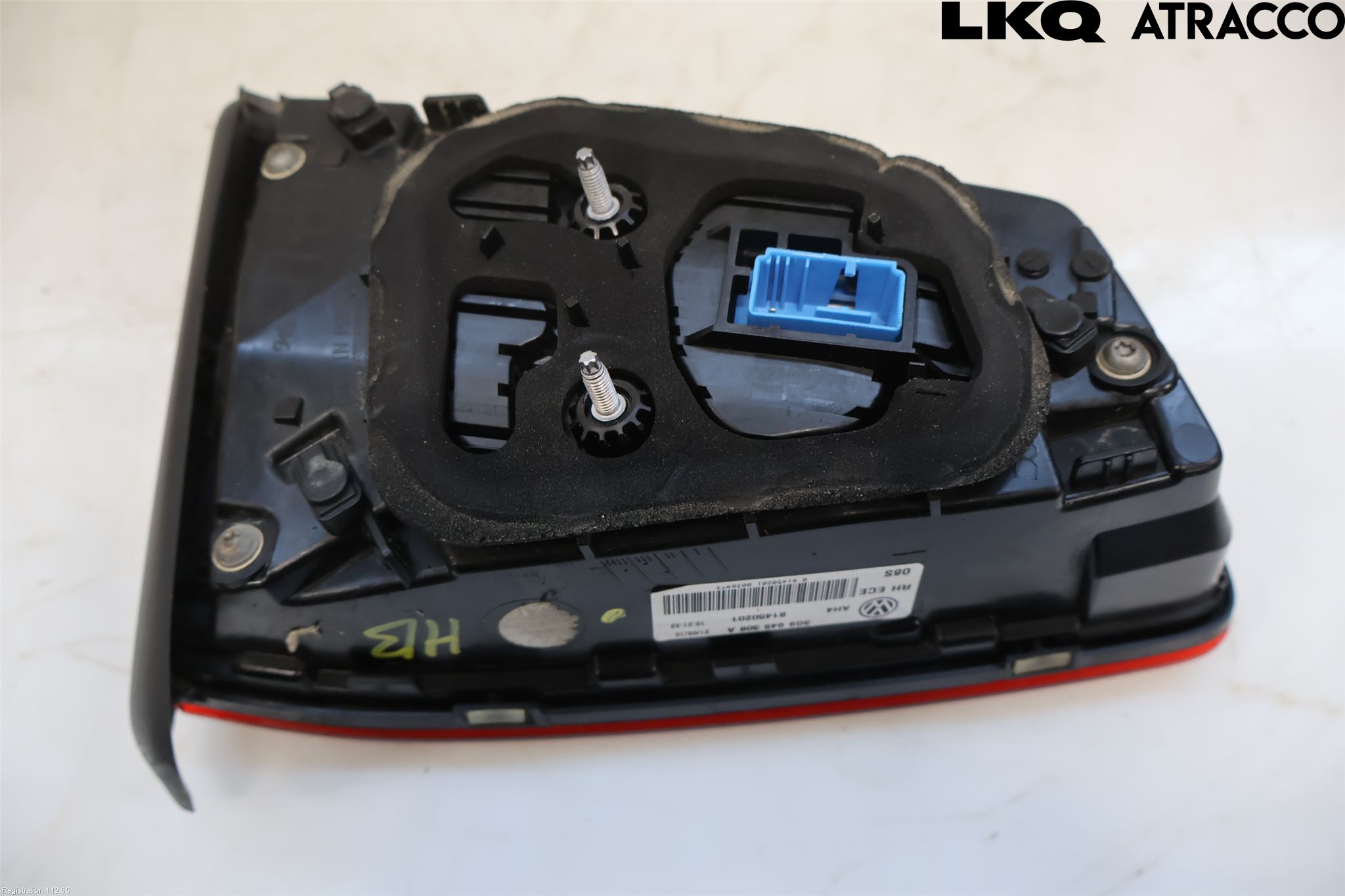 Volkswagen VW PASSAT 15-19 Bakljus Lucka Hö