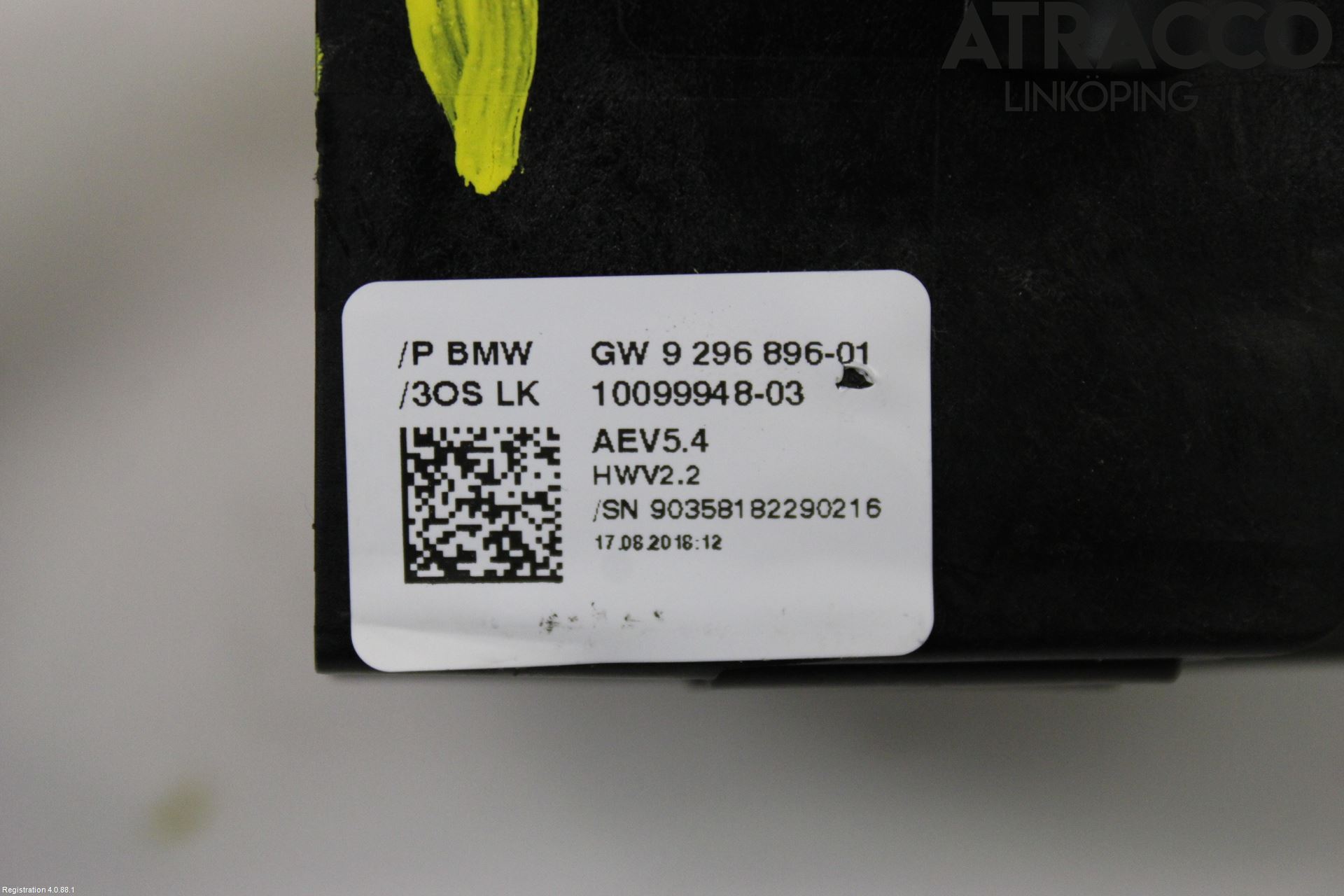 BMW 3 F30/F31/F80 12-19 Växelspak