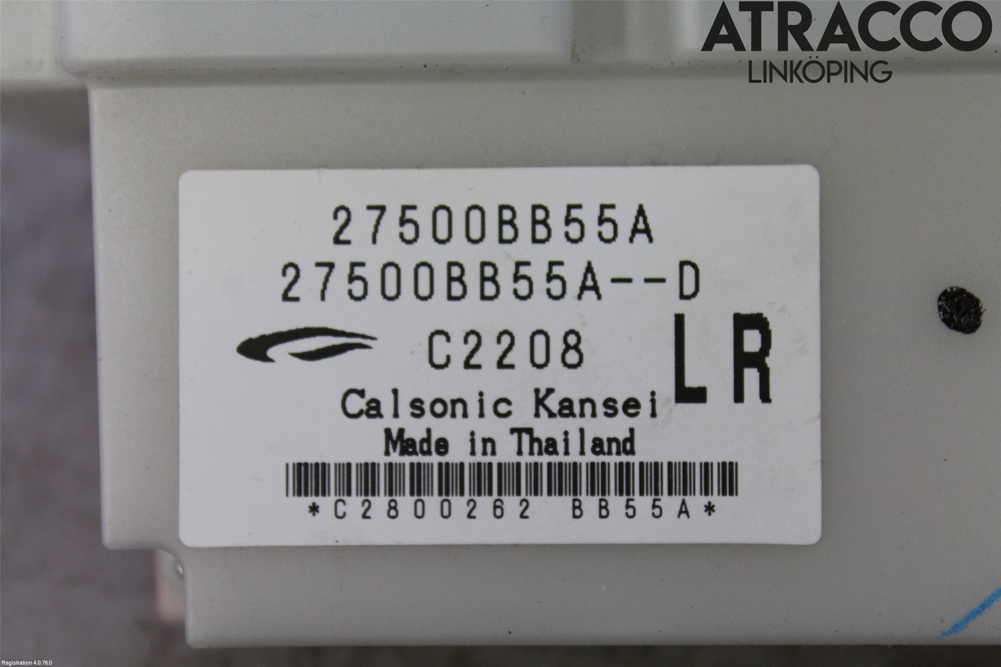 Nissan QASHQAI 10-14 Ac Styrenhet Ac Manöveren