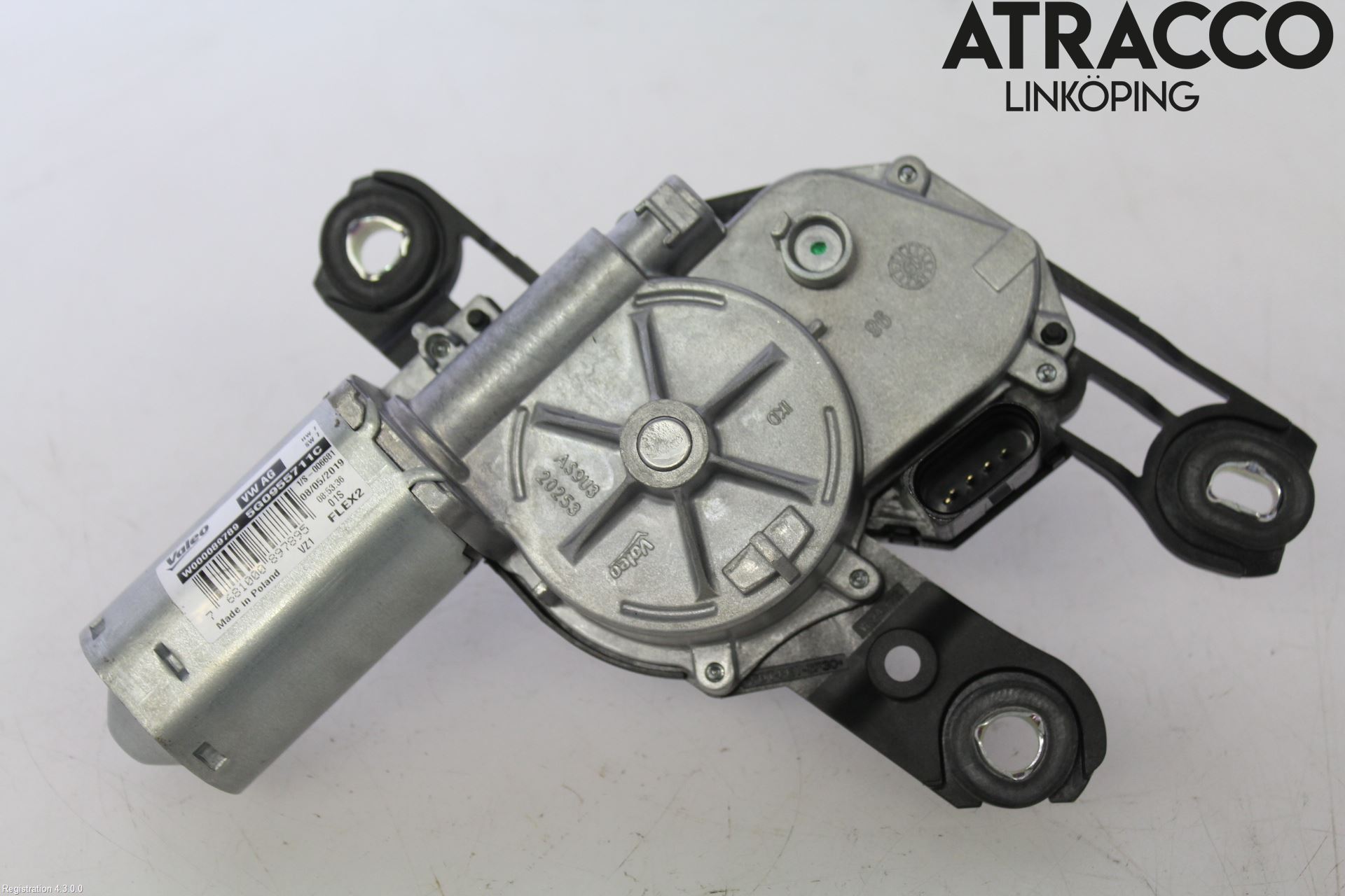 Volkswagen VW PASSAT 15-19 Torkarmotor Baklucka