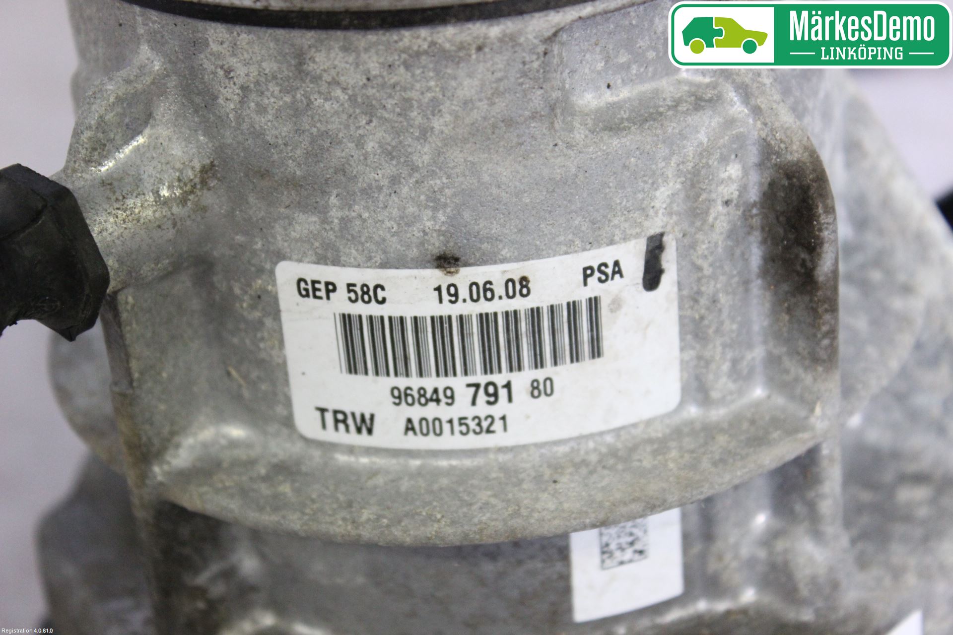 Peugeot 308 08-13 Styrservo Pump Elektrisk