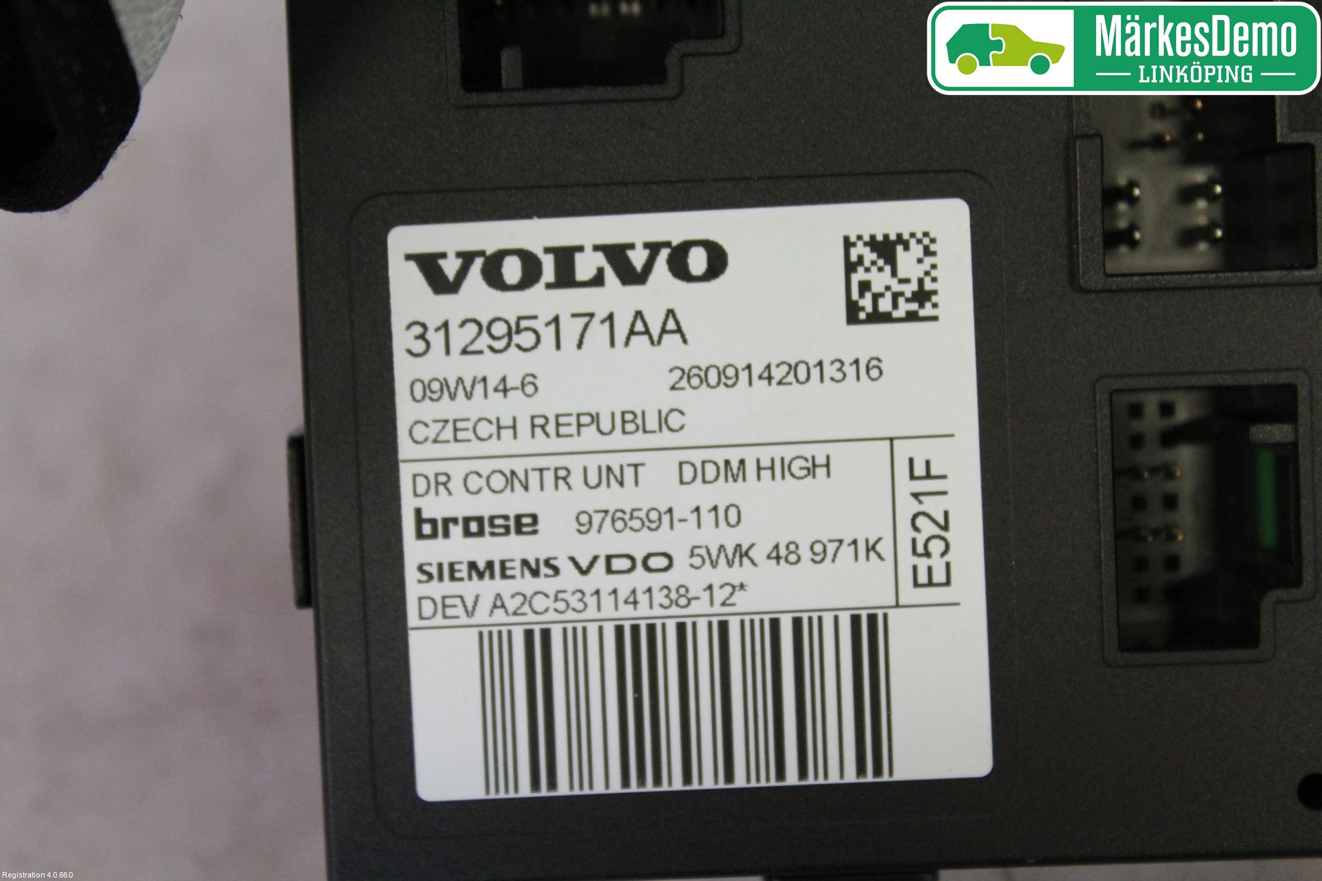 Volvo C30 07-10 Fönsterhissmotor