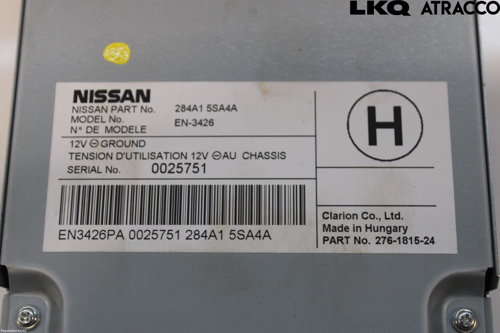 Nissan LEAF 18- Styrenhet Parkeringshjälp