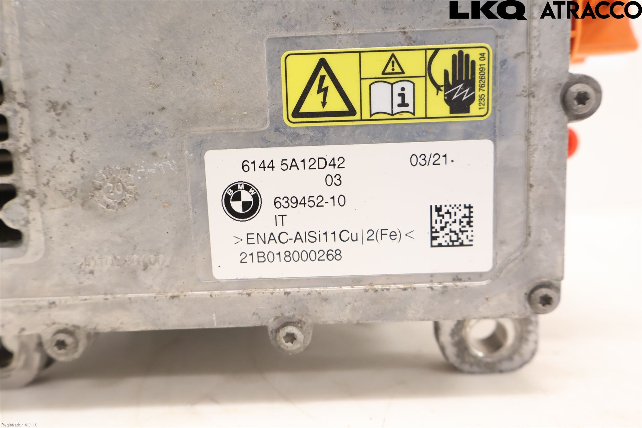 BMW i3 I01 13-22 Batteriladdare Högspänning