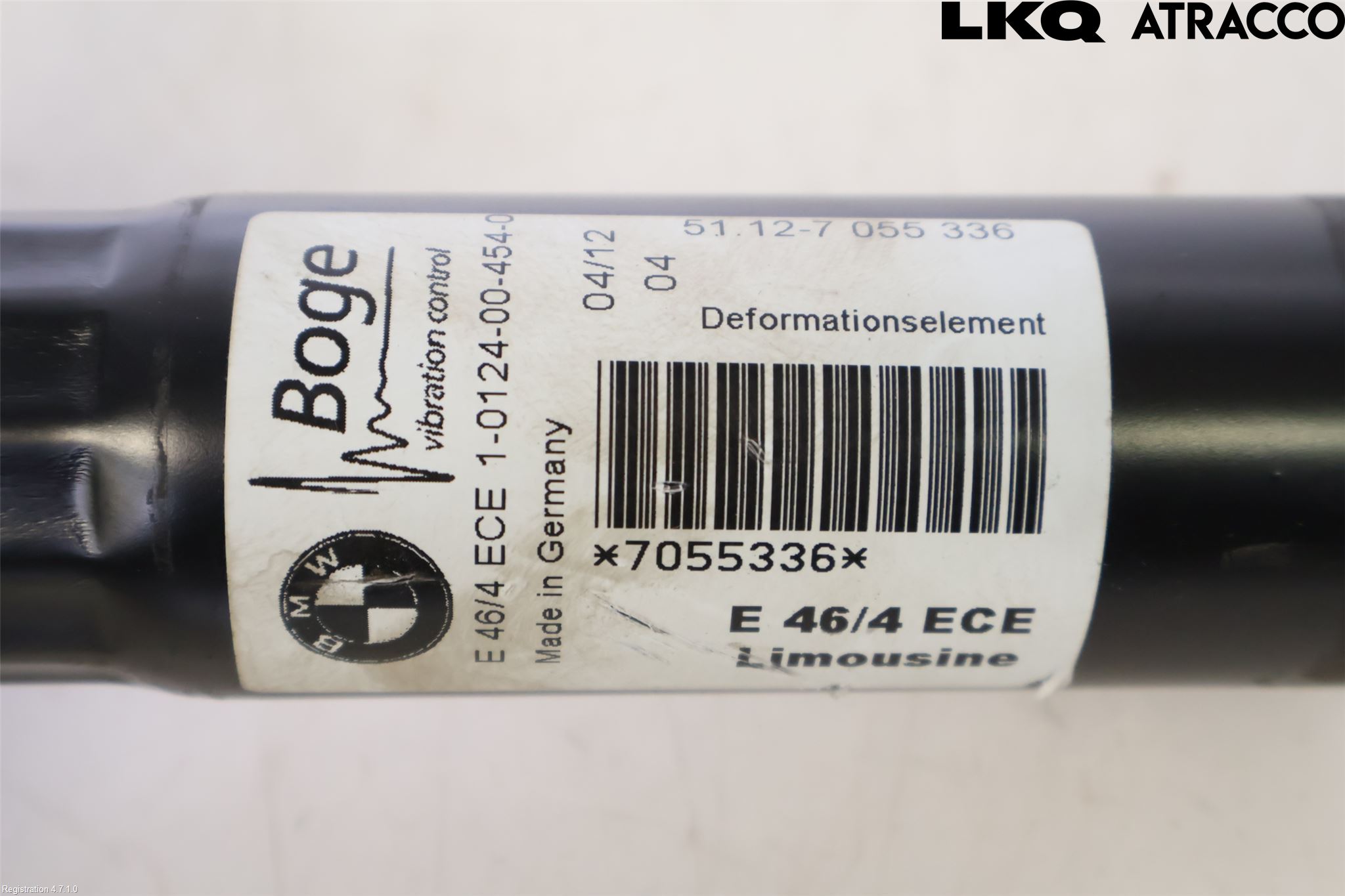 BMW 3 E46      98-05 Stötfångarbärjärn Bak