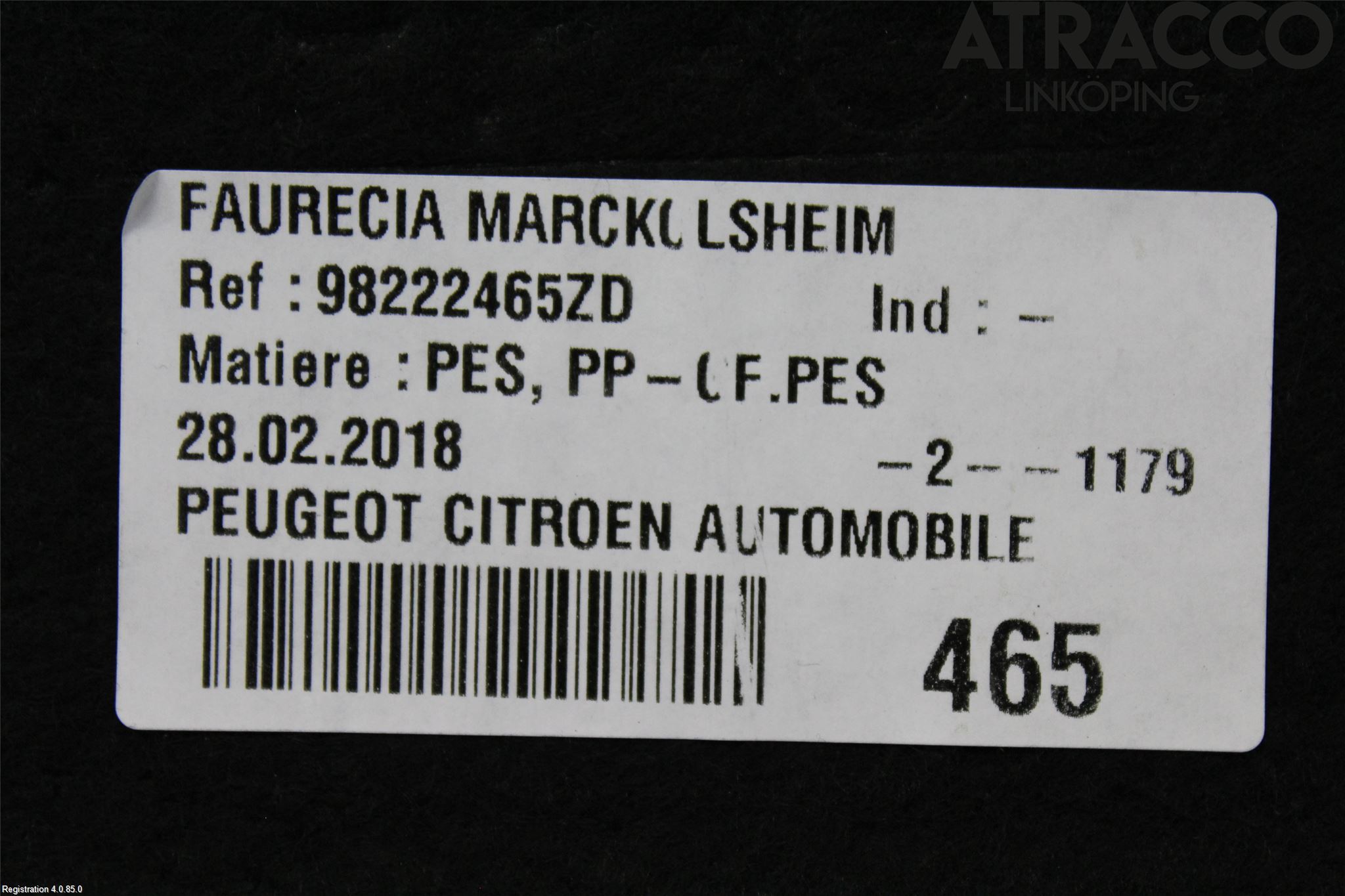 Peugeot 308 14-21 Hatthylla