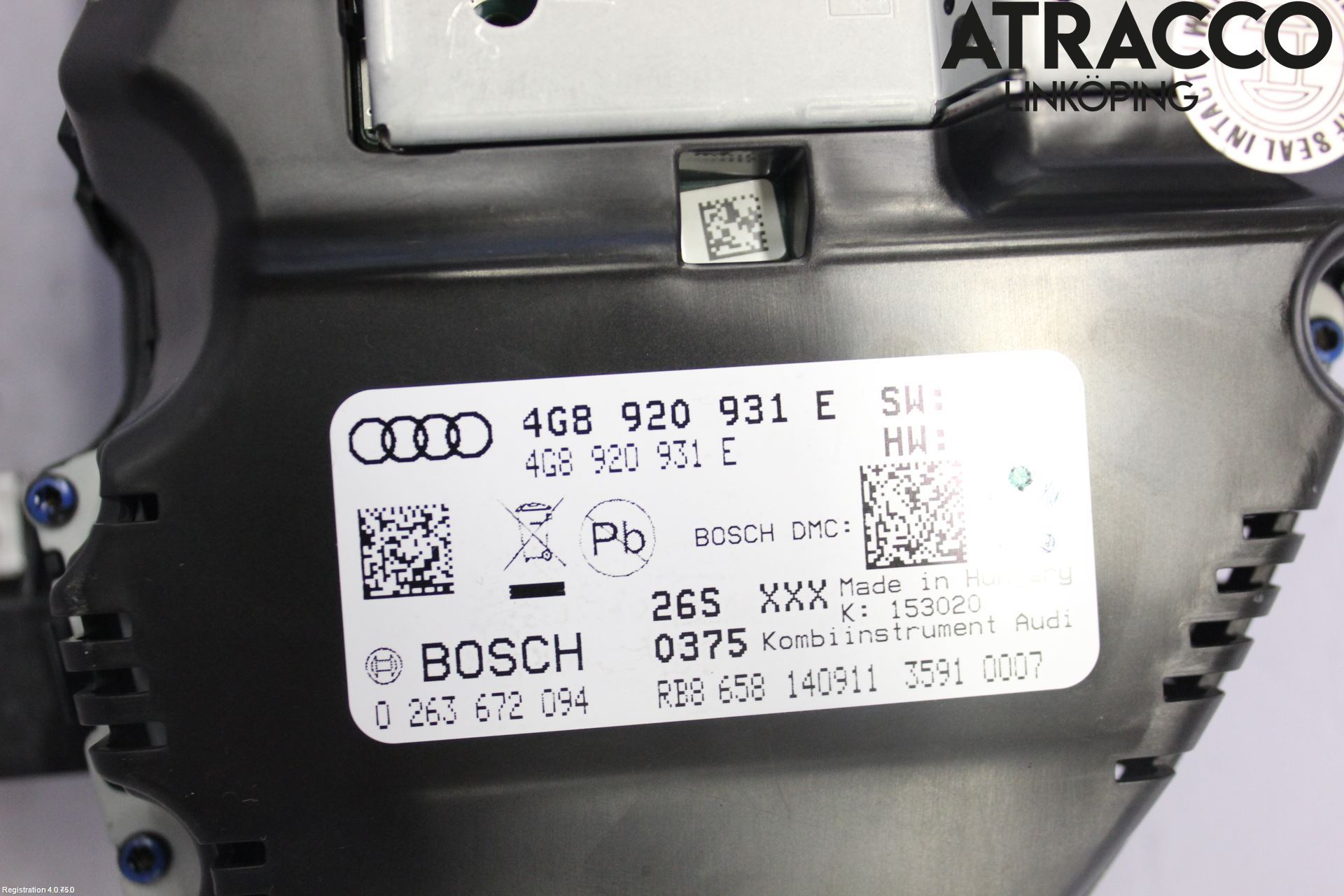 Audi A6/S6 4G 11-18 Instrument Komb
