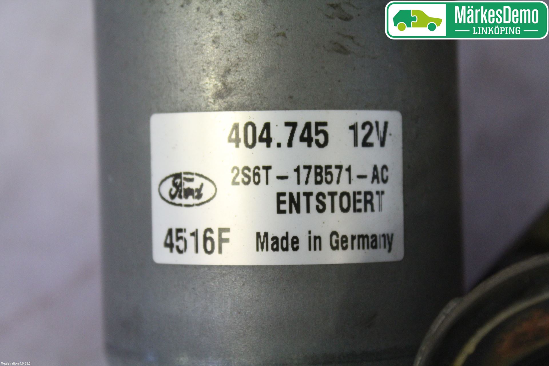 Ford FIESTA     06-08 Torkarmotor Vindruta