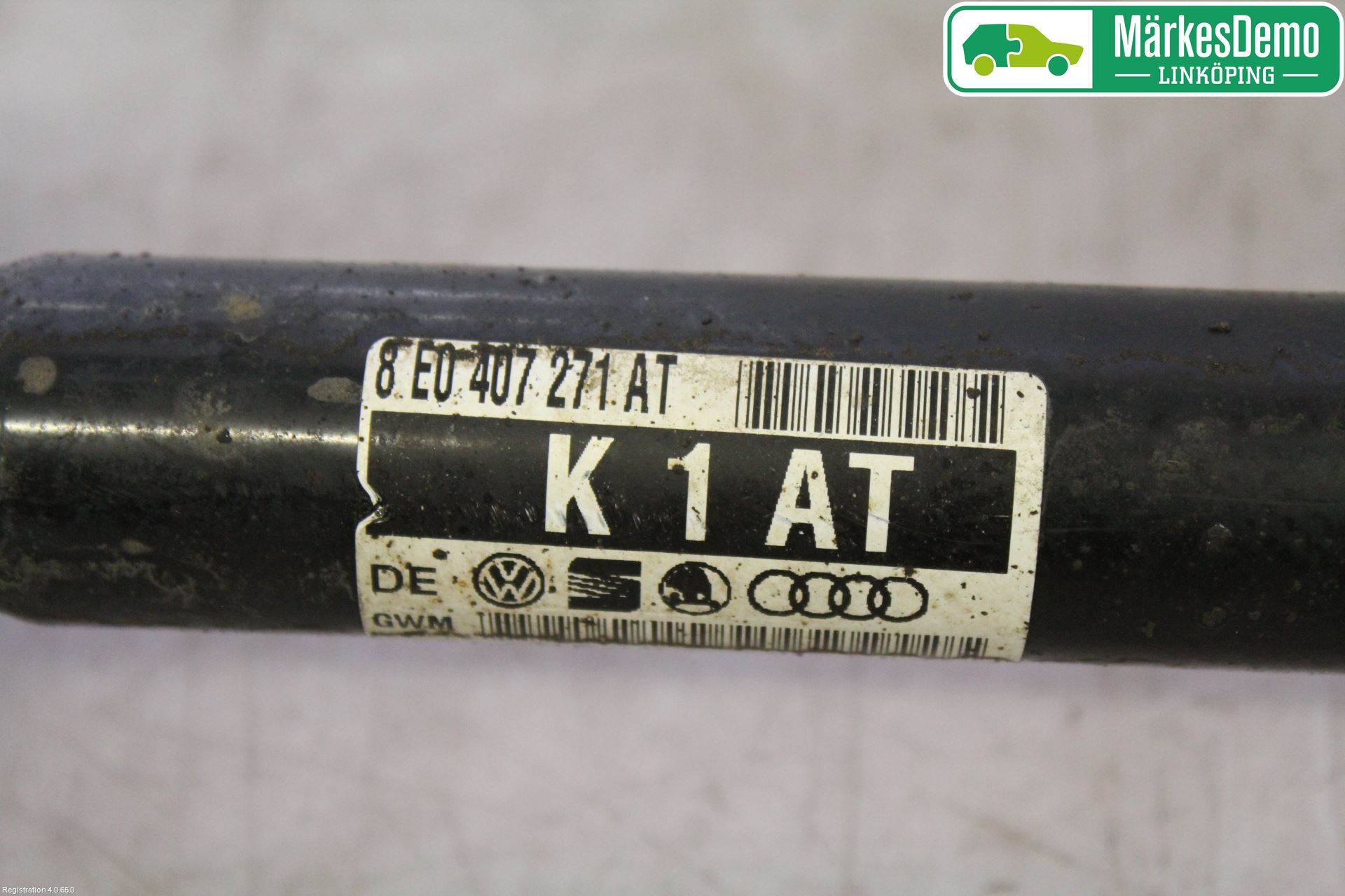 Audi A4/S4 05-07 Drivaxel Fram Vänster