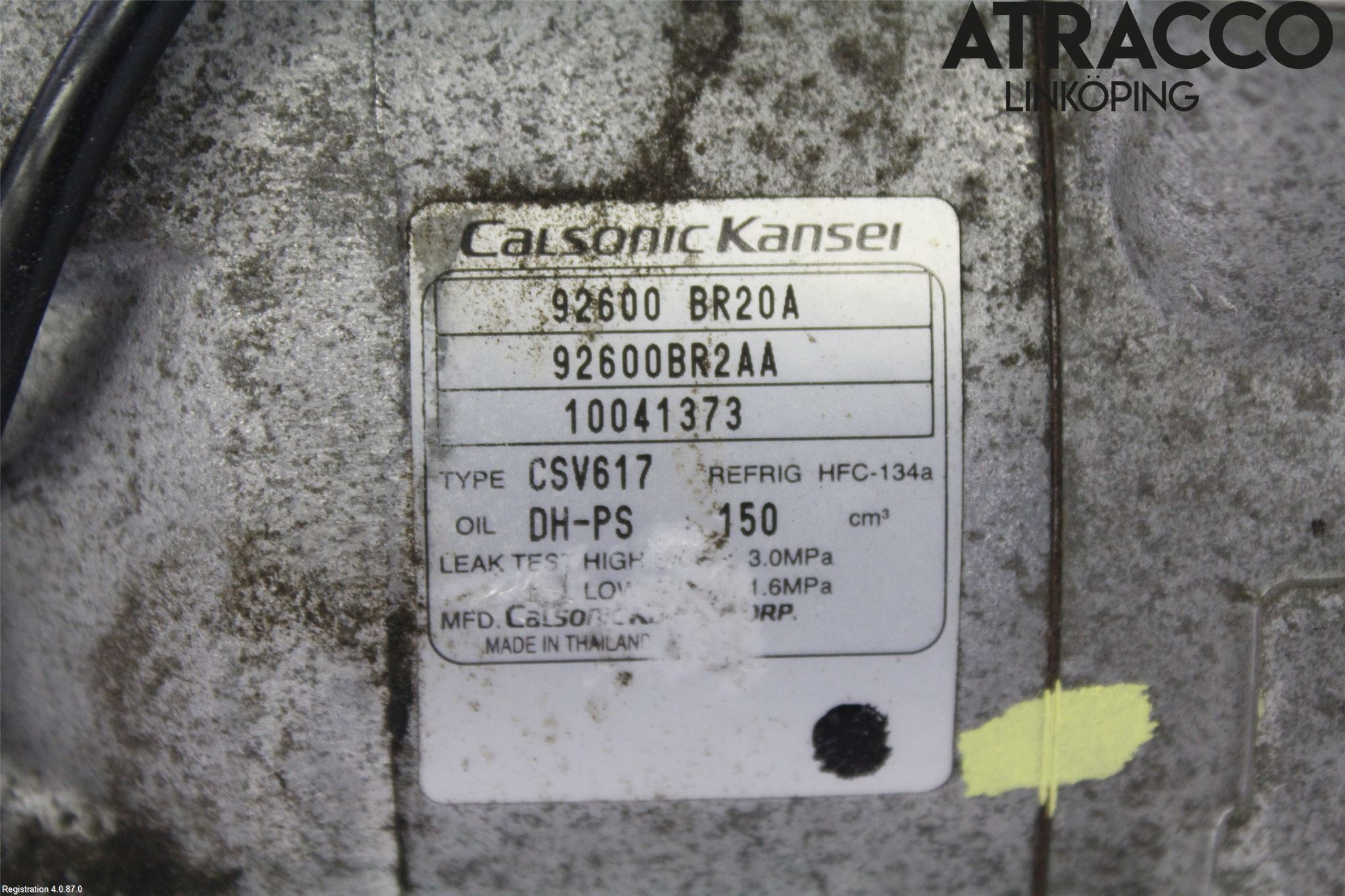 Nissan QASHQAI 10-14 Ac Kompressor