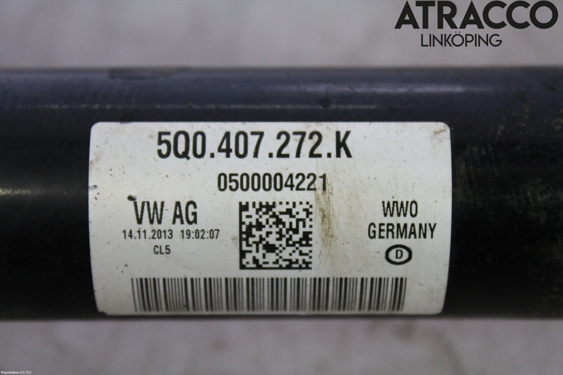 Volkswagen VW GOLF / E-GOLF VII 13-20 Drivaxel Fram Höger