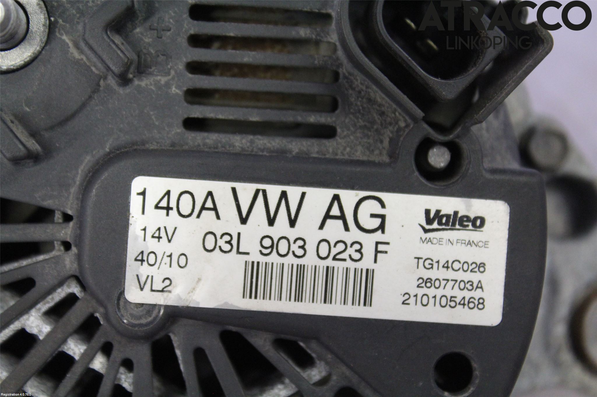 Volkswagen VW GOLF VI 09-13 Generator
