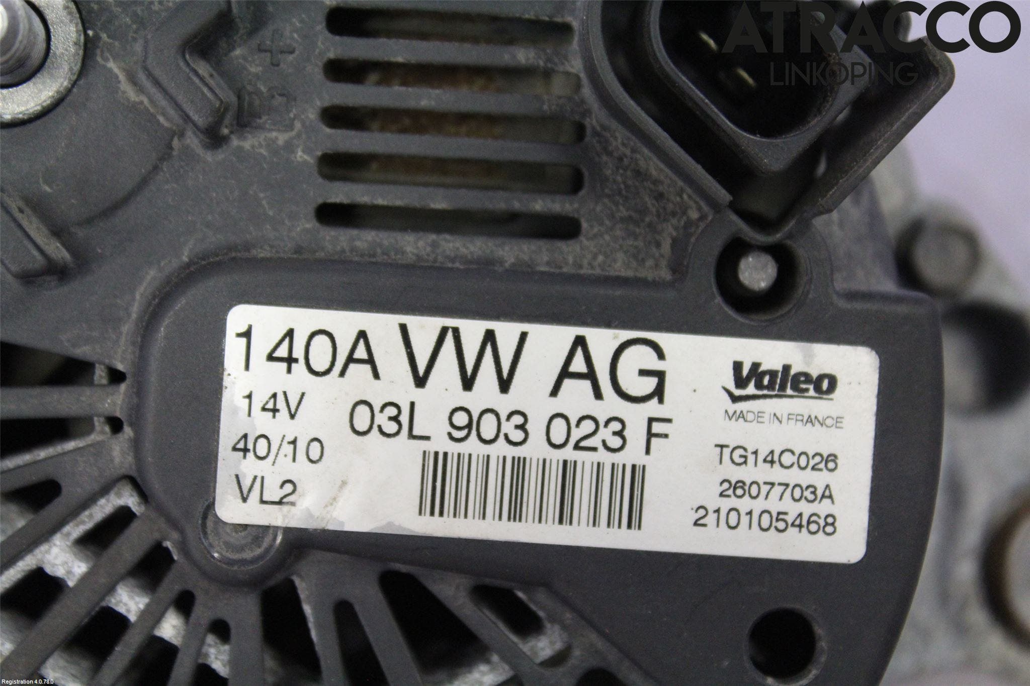 Volkswagen VW GOLF VI 09-13 Generator