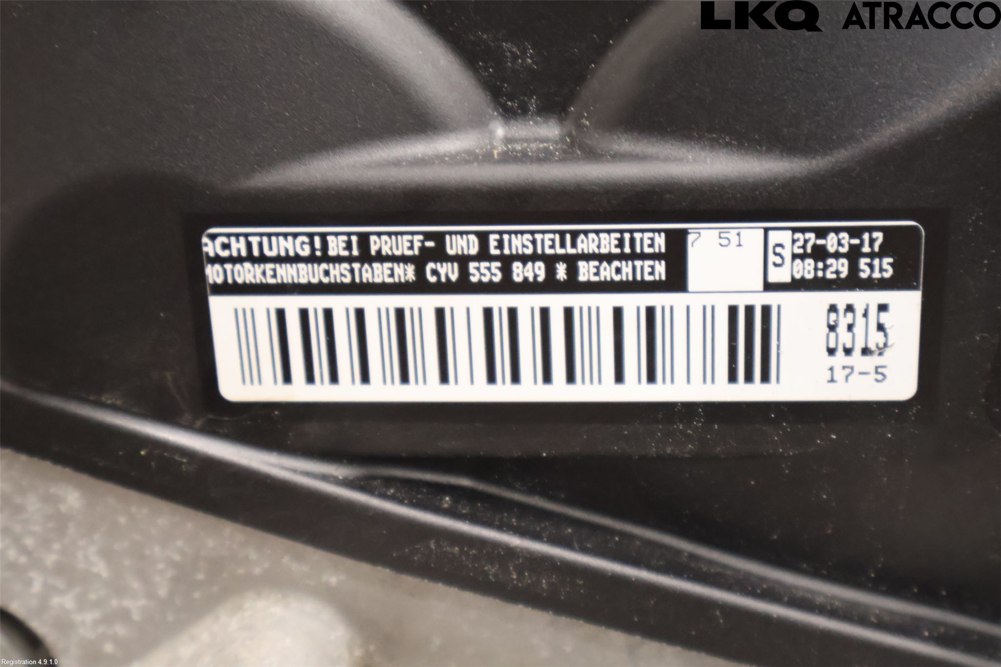Volkswagen VW GOLF SPORTSVAN 15-20 Motor Bensin
