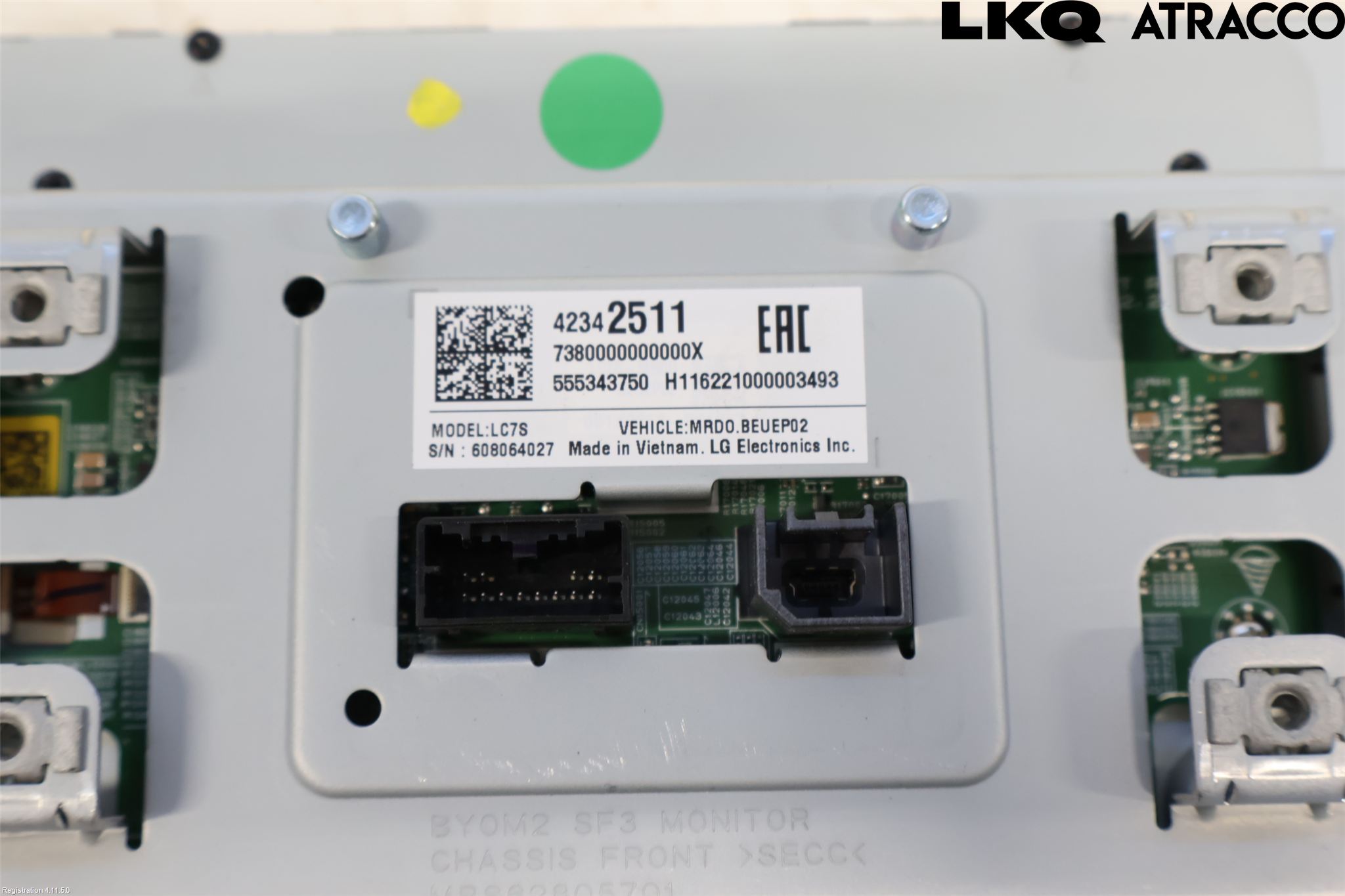 Opel ASTRA K 16-22 Bildskärm