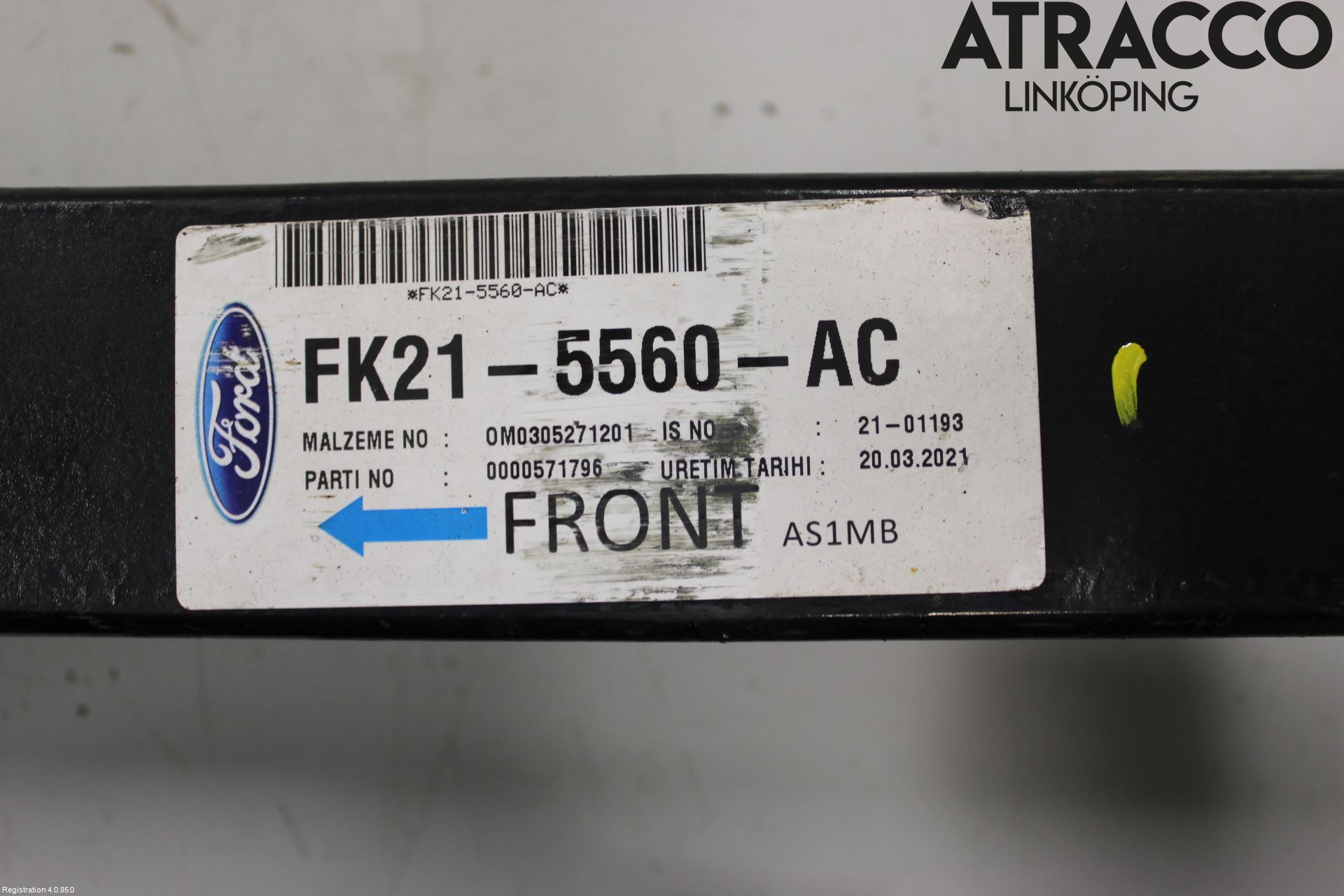 Ford TRANSIT/TOURNEO CUSTOM 13-24 Fjäder Bak Blad