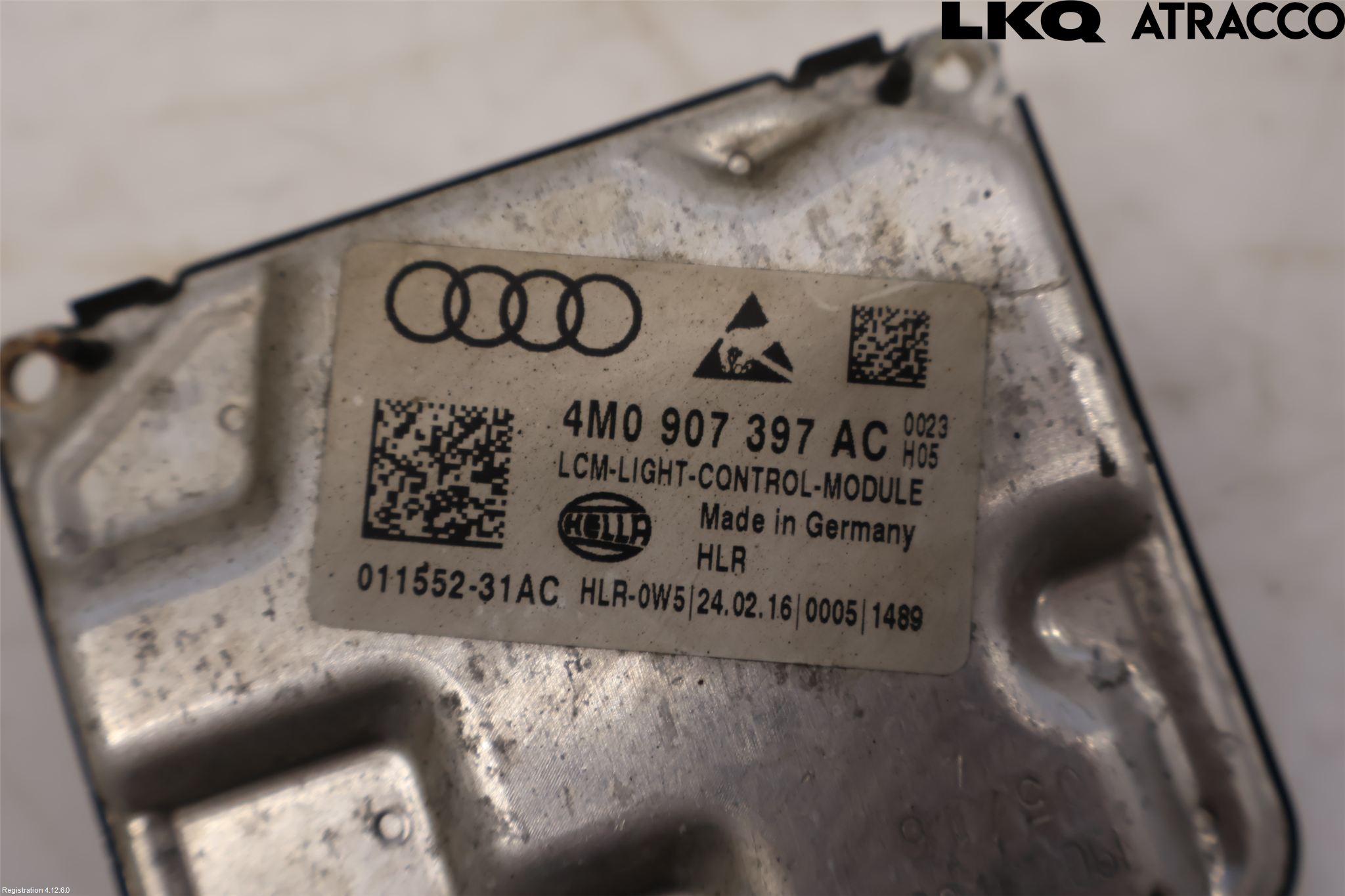 Audi A4/S4 B9 16-19 Styrenhet Strålkastare