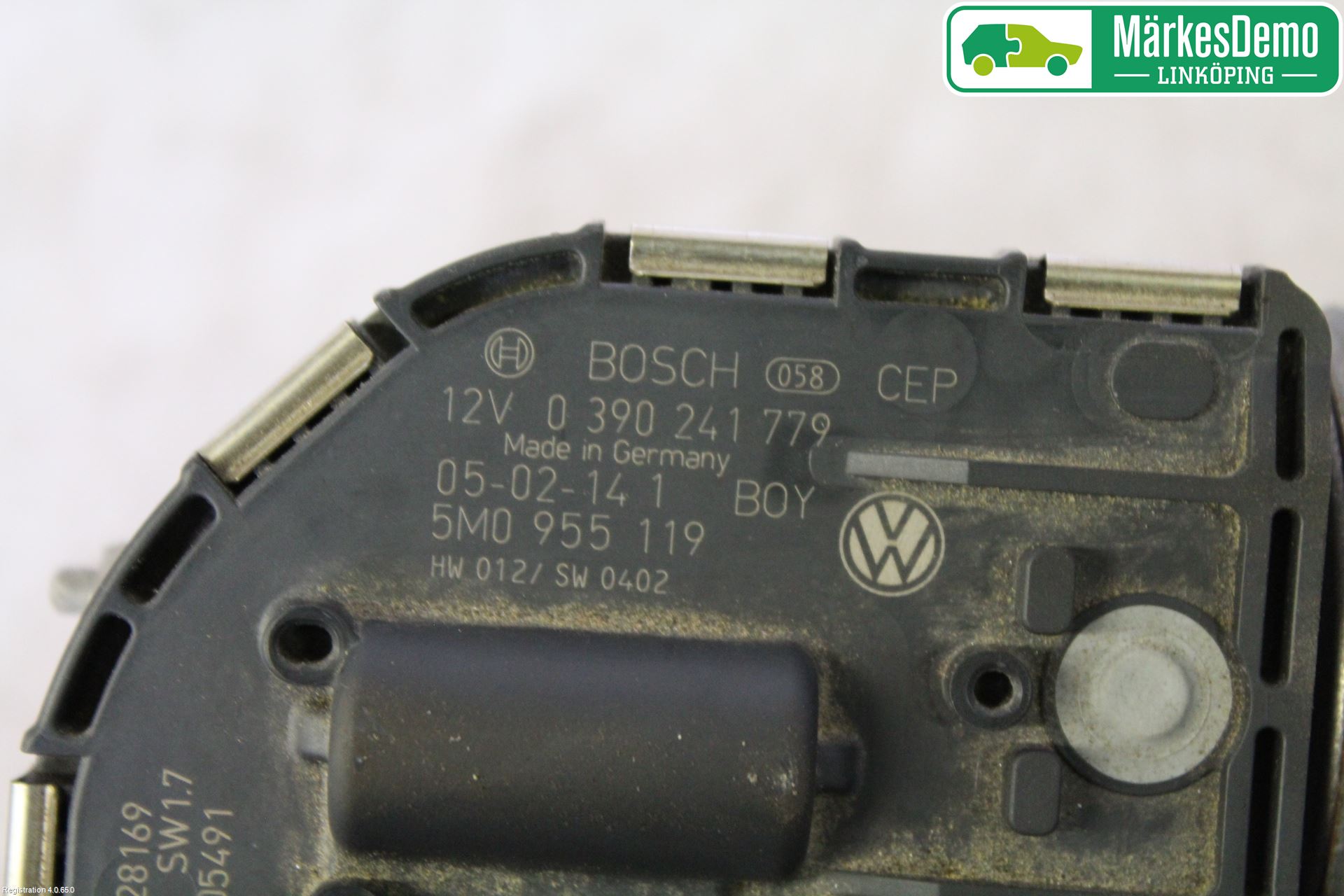 Volkswagen VW GOLF PLUS/CROSS GOLF 04-14 Torkarmotor Vindruta