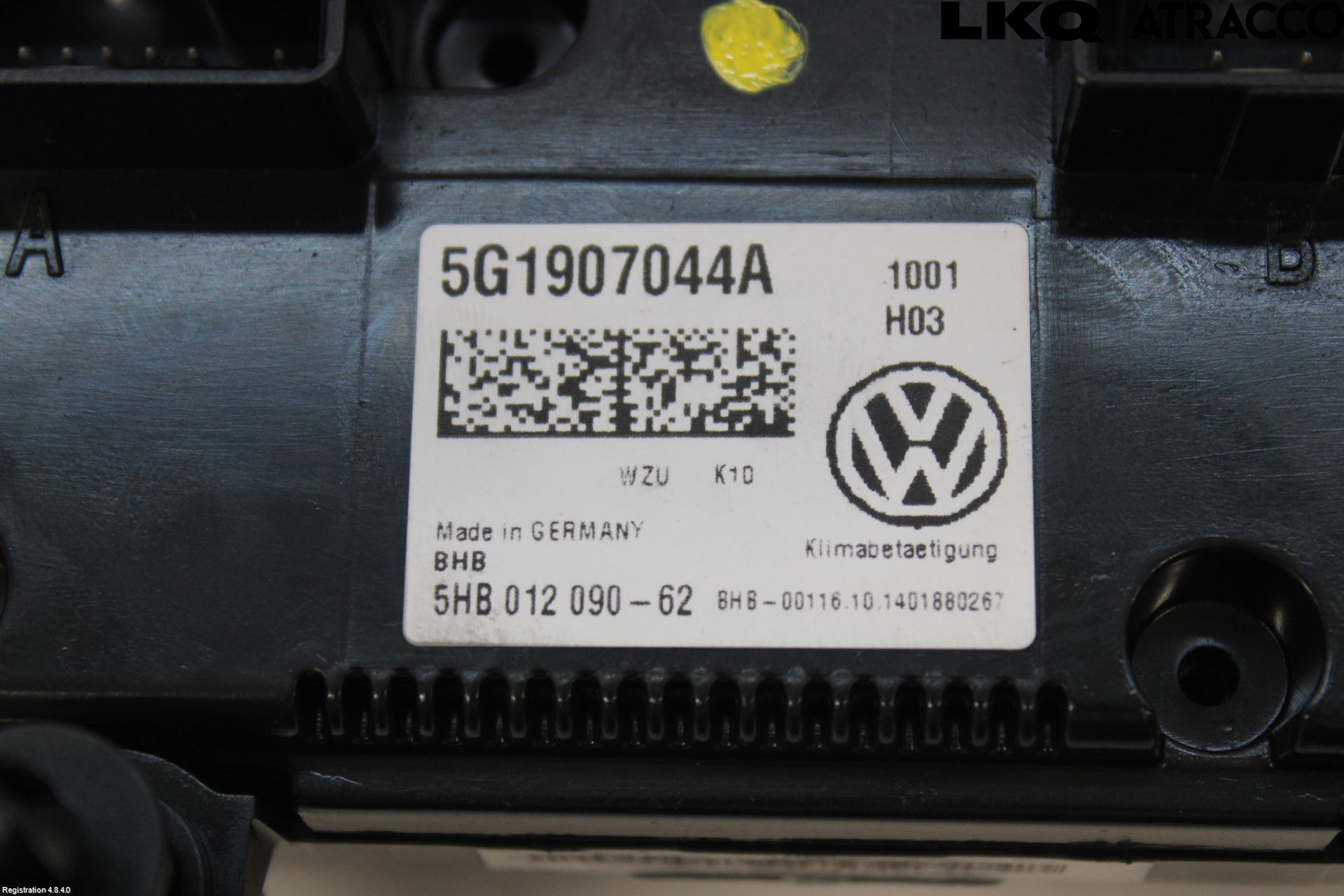 Volkswagen VW PASSAT 15-19 Ac Styrenhet Ac Manöveren