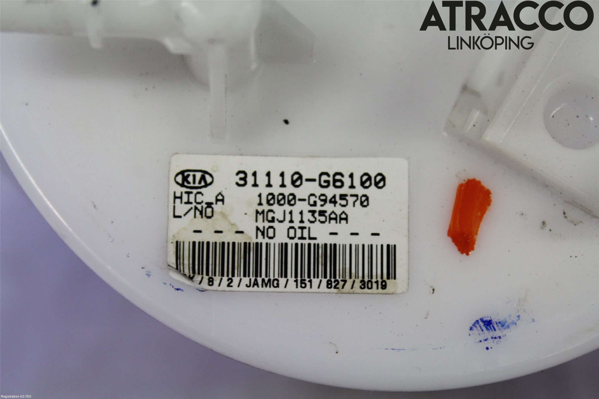 Kia PICANTO 17- Bränslepump El