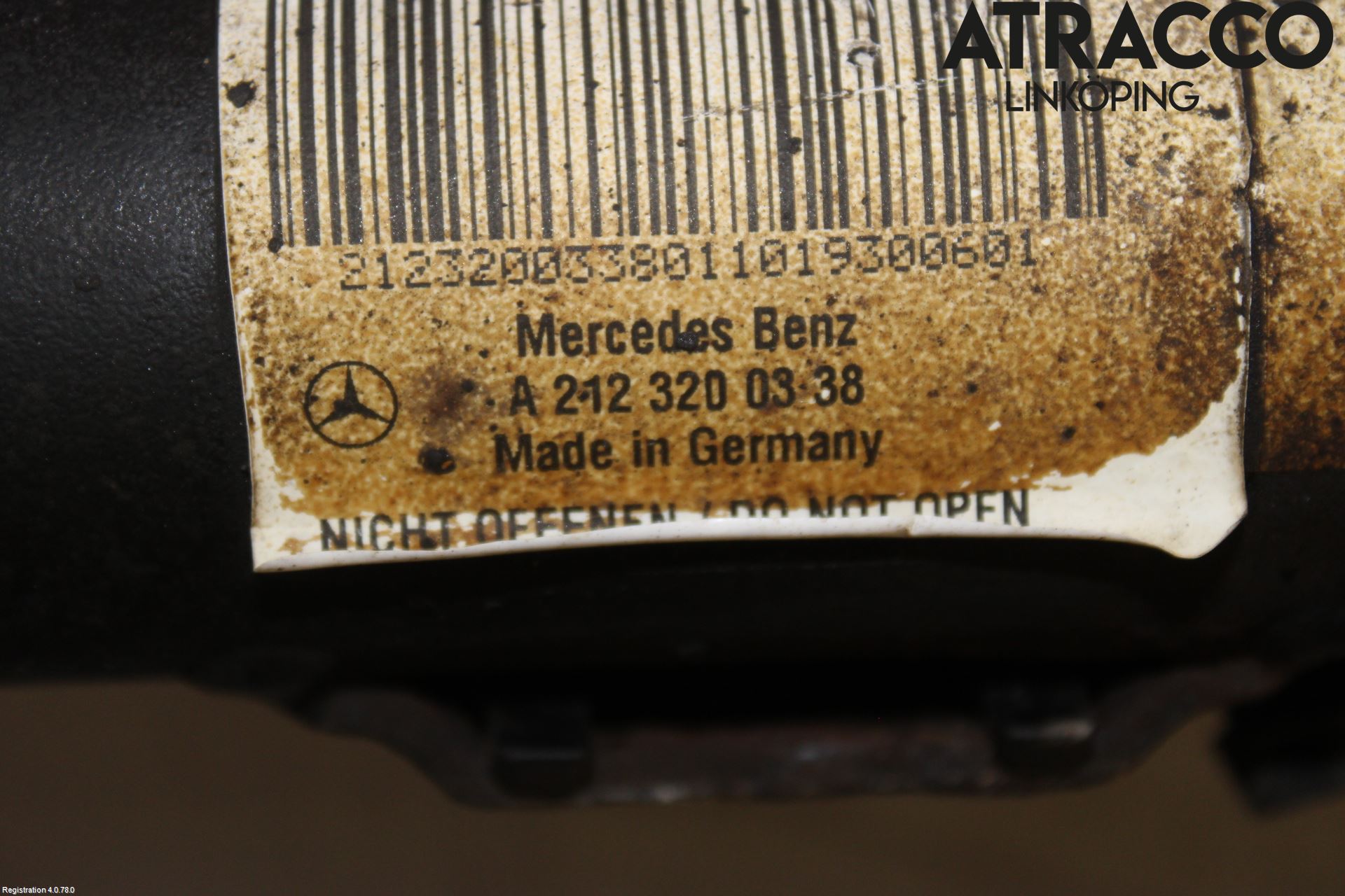 Mercedes-Benz MB E-KLASS (W212) 09-16 Fjäderben Fram Vänster