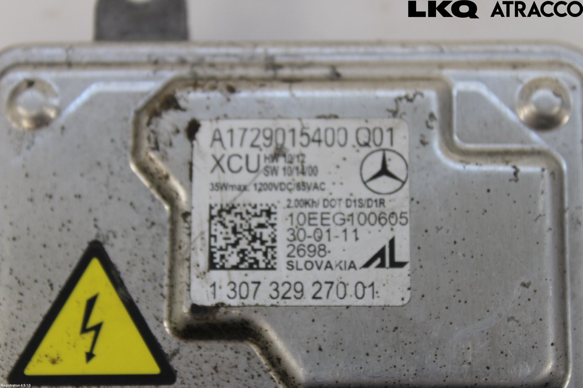 Mercedes-Benz MB C-KLASS (W204) 07-15 Styrenhet Strålkastare