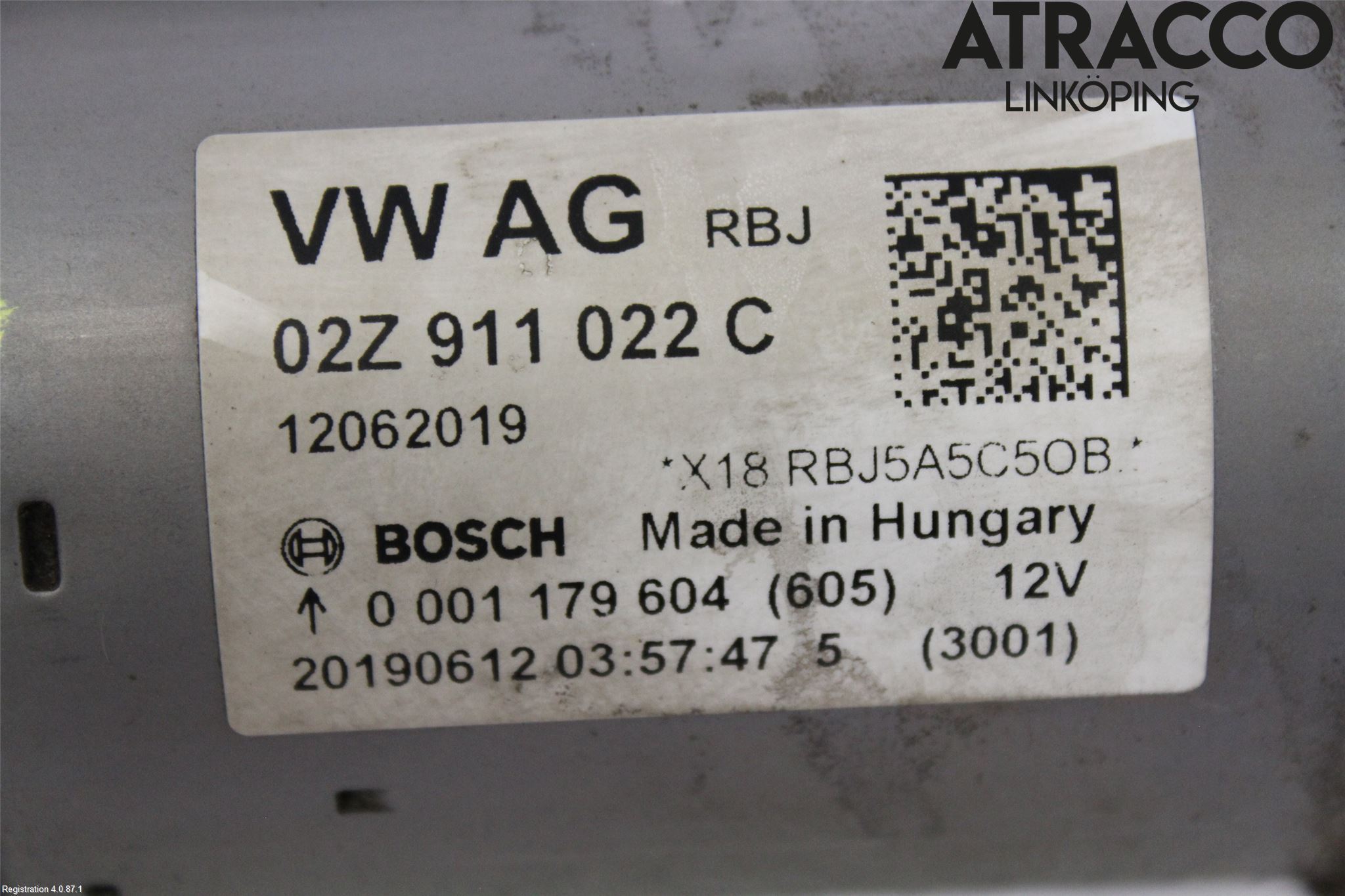 Volkswagen VW GOLF / E-GOLF VII 13-20 Startmotor