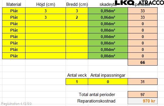 Audi A4 12-15 Dörr Bak Höger