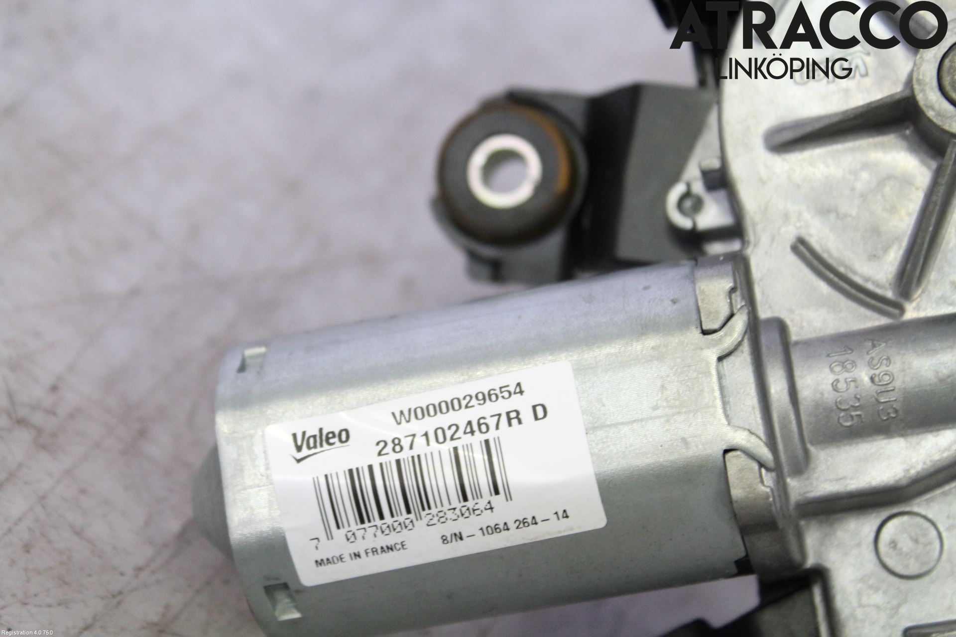 Dacia DUSTER 10-17 Torkarmotor Baklucka