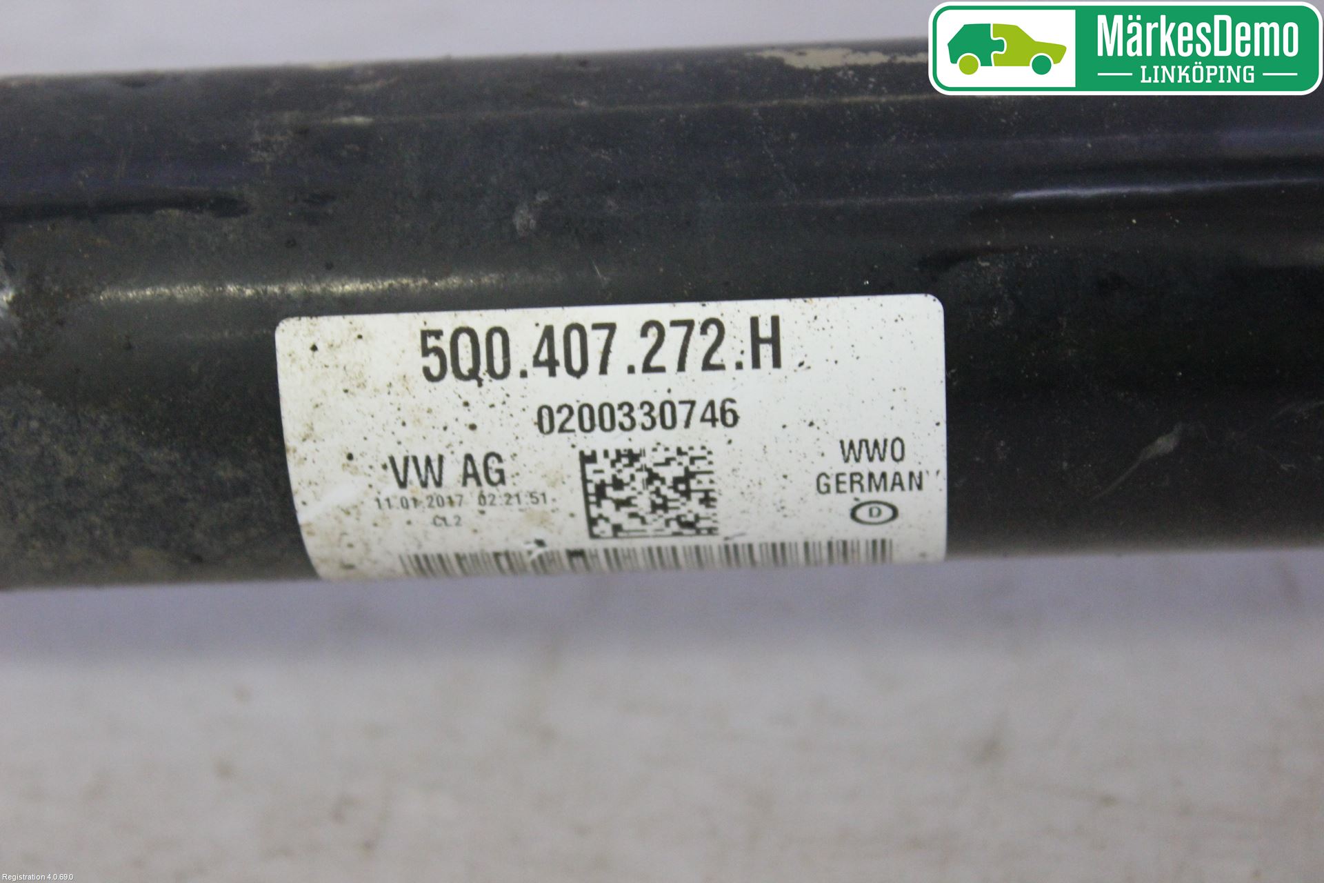 Volkswagen VW GOLF / E-GOLF VII 13-20 Drivaxel Fram Höger