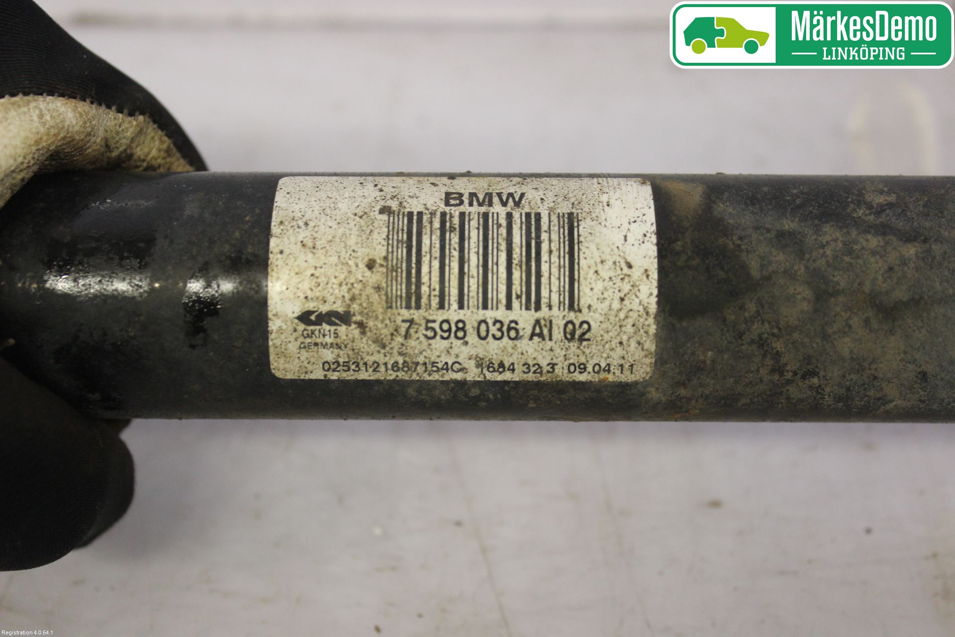 BMW X3 F25 10-17 Drivaxel Bak Höger