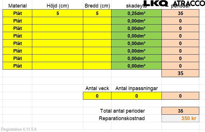 Skoda FABIA 15-21 Dörr Fram Vänster